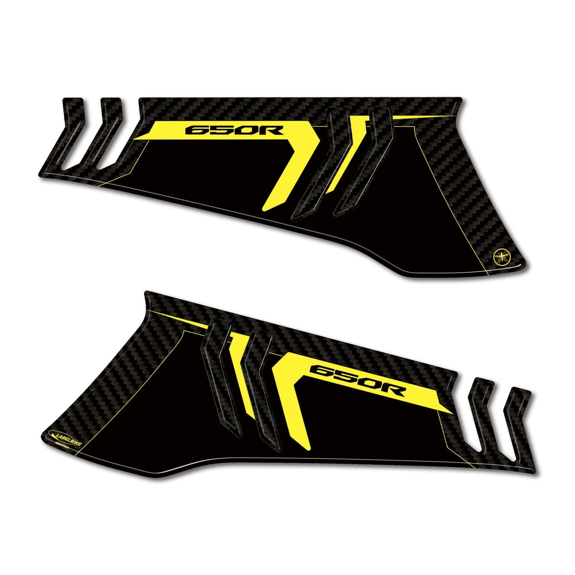 Adesivi 3D Protezioni Laterali serbatoio moto compatibili con Honda CBR650R 2026 - 2