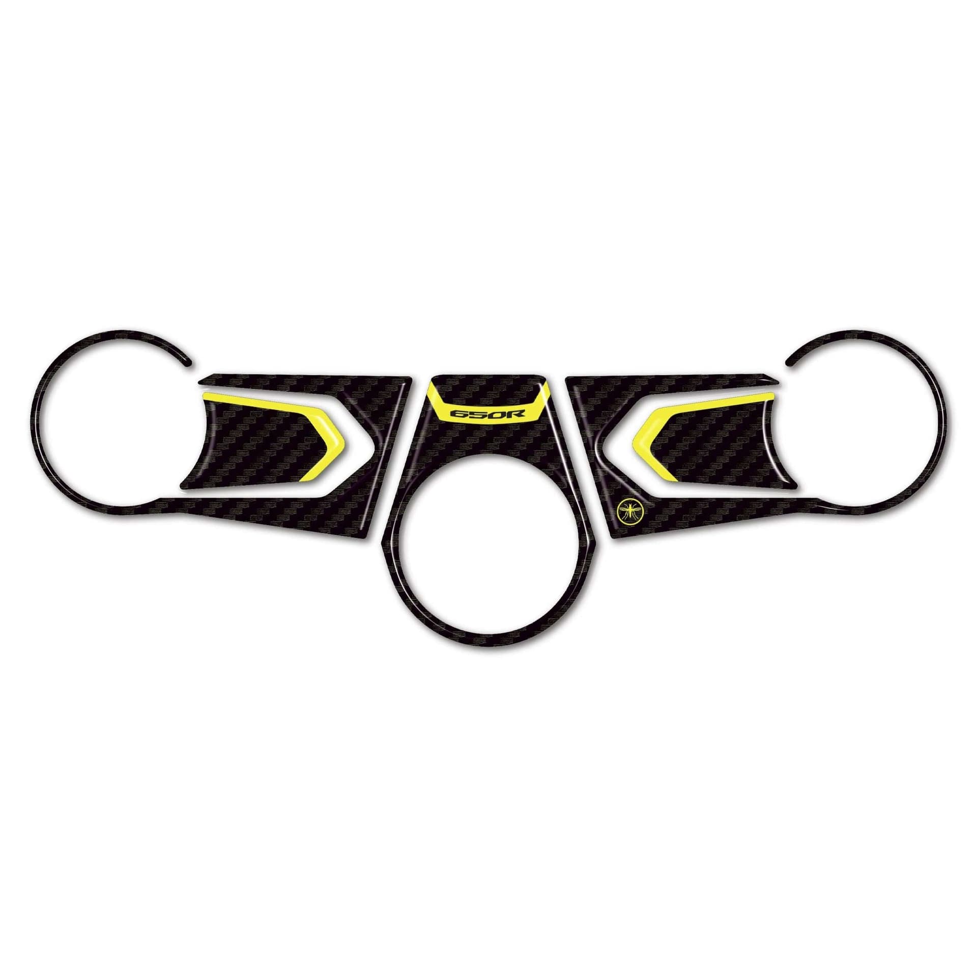 Adesivo 3D Protezione piastra forcella moto compatibile con Honda CBR650R 2026 - 2