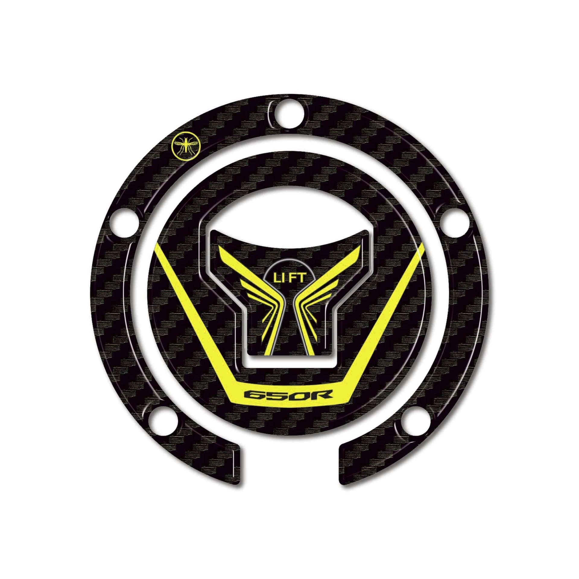 Adesivo 3D Protezione Tappo carburante moto compatibile con Honda CBR650R 2026 - 2