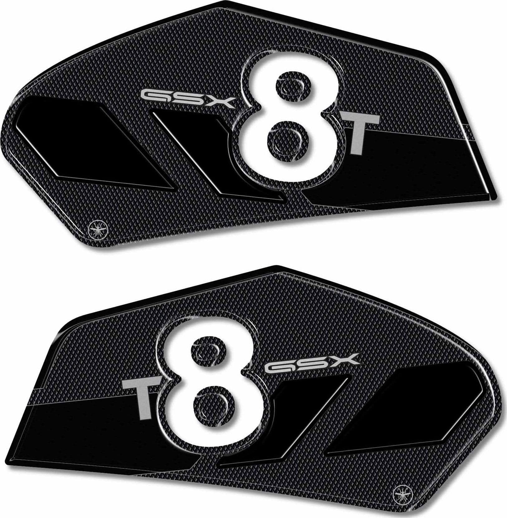 Protezioni Laterali serbatoio moto Adesivi Gel 3D compatibili con Suzuki GSX-8T - 2