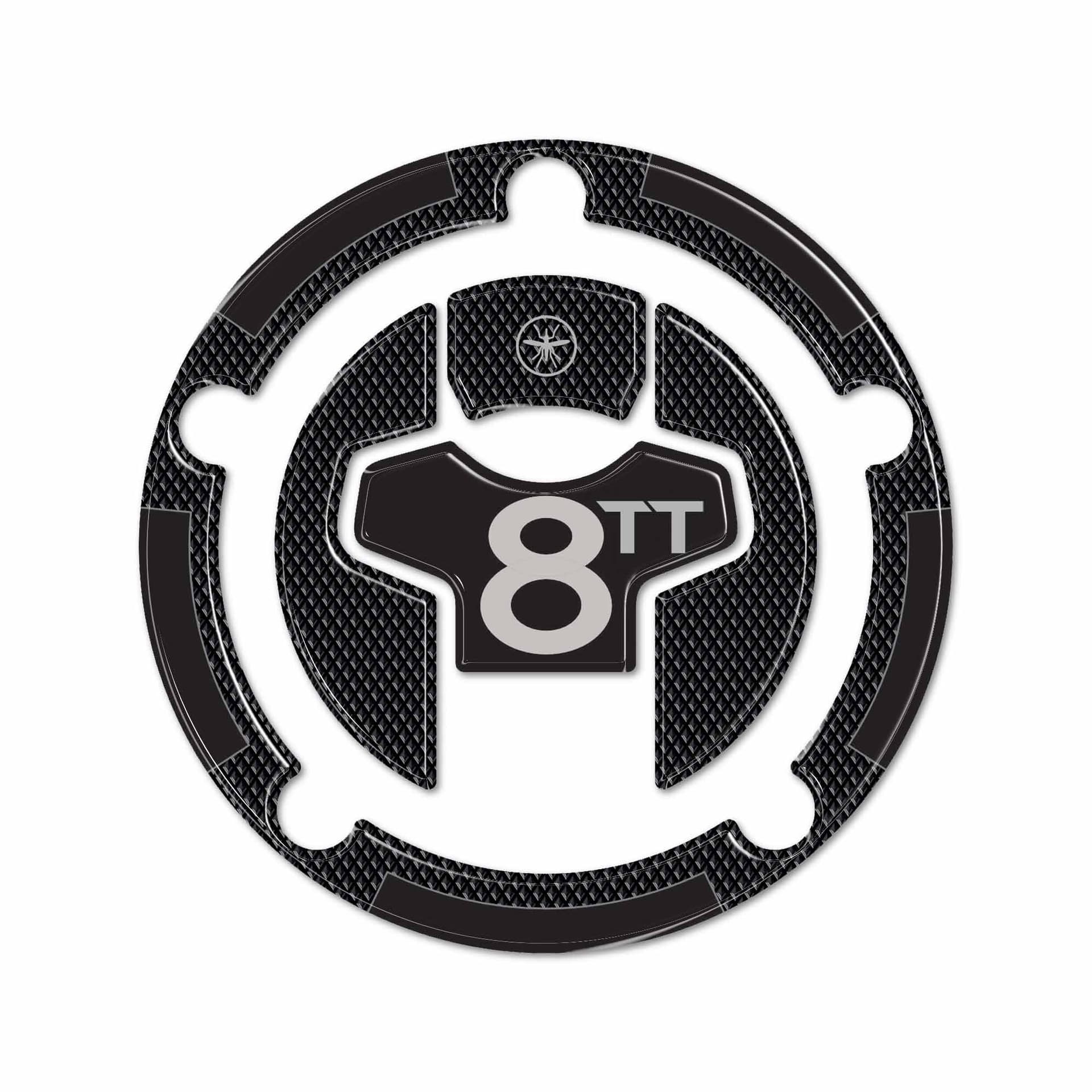 Adesivo Gel 3D Protezione Tappo Serbatoio moto compatibile con Suzuki GSX-8TT - 2
