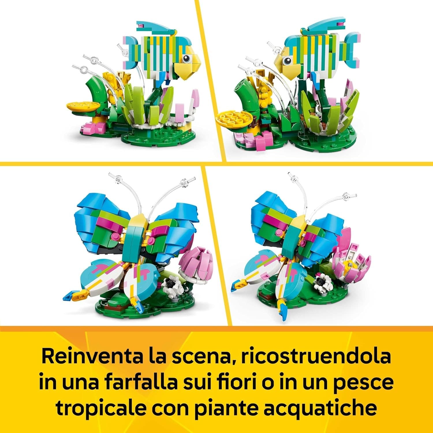 Lego Creator - Animali Selvatici 3 in 1 - 31384 - 4