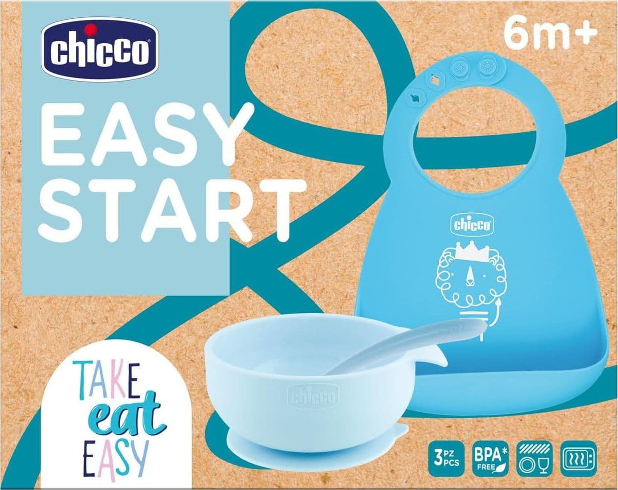 Chicco - Set Pappa Silicone Easy Start - 10