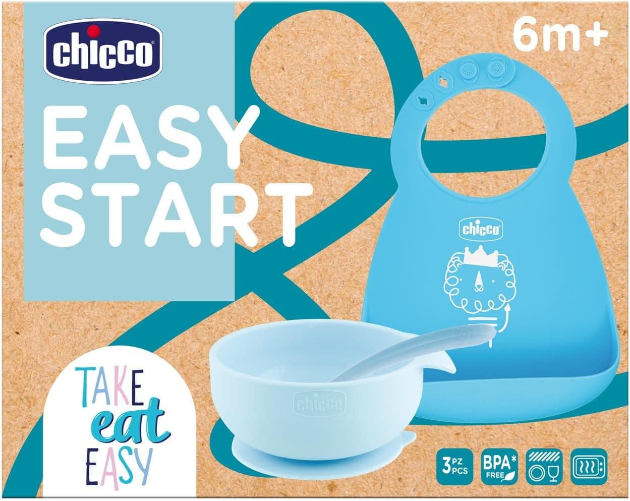 Chicco - Set Pappa Silicone Easy Start - 10