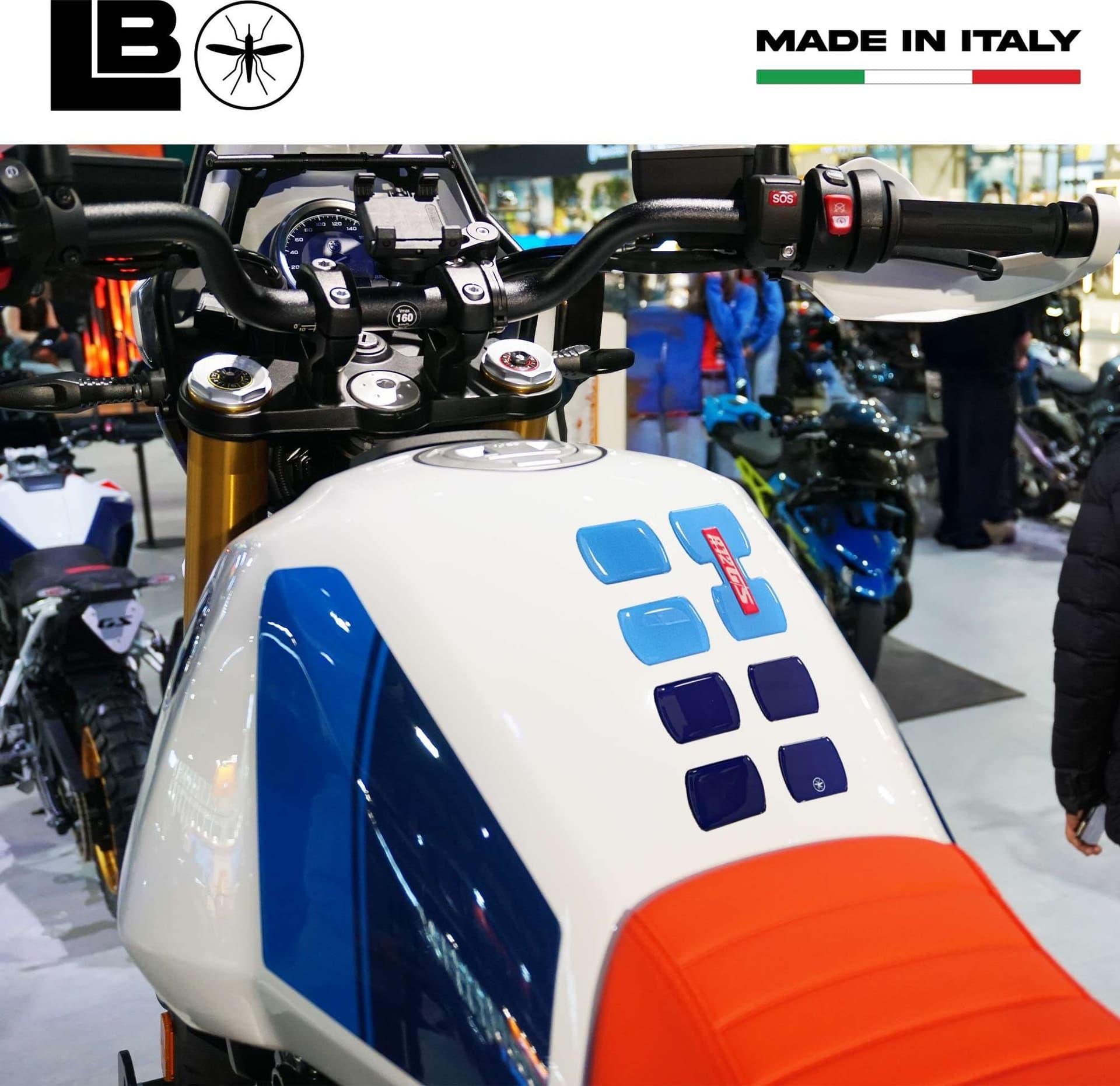 Paraserbatoio Adesivo Gel 3D Protezione compatibile con BMW R 12 G/S 2026 - 3