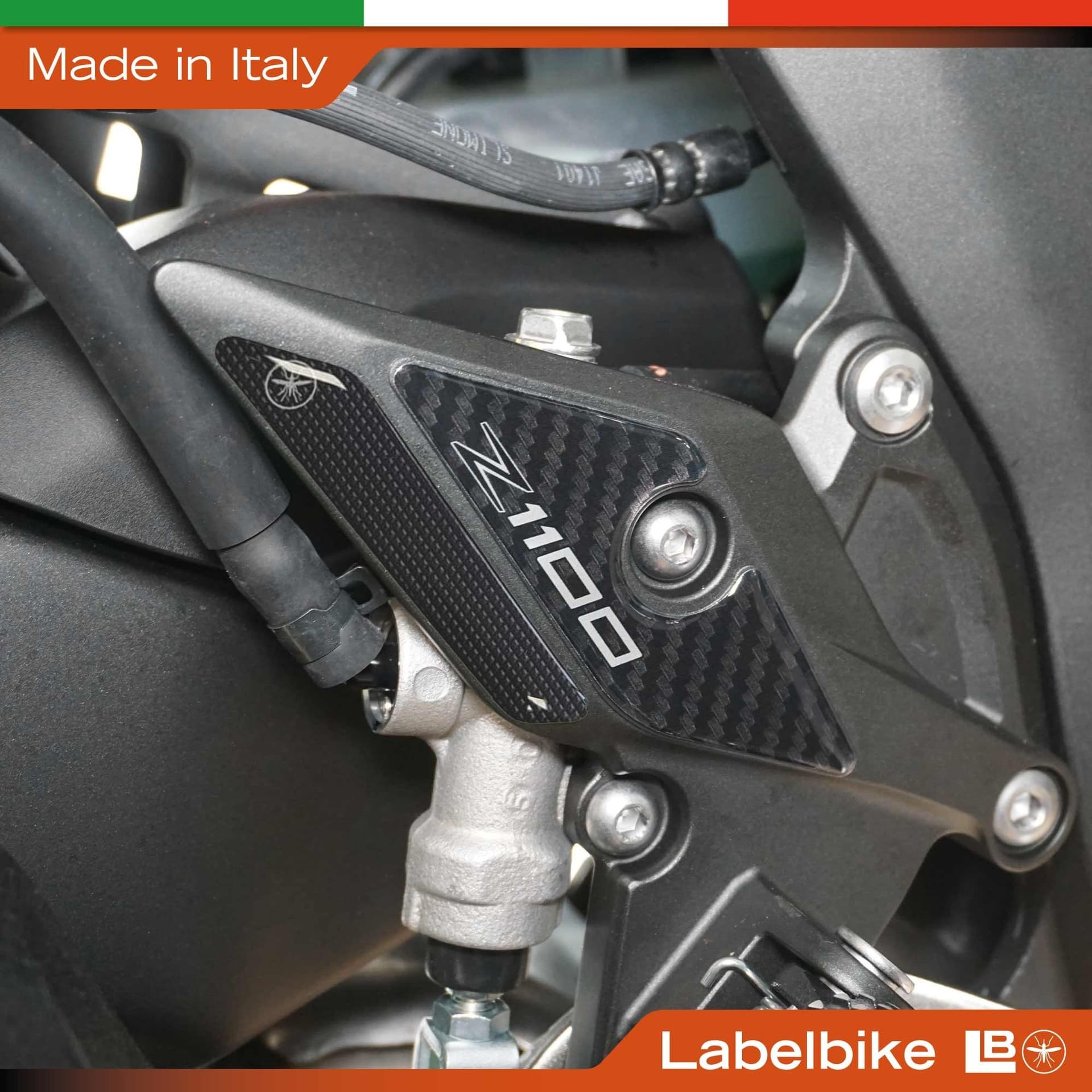 Protezioni Battitacco Moto Adesivi Gel 3D compatibili con Kawasaki Z1100 2026 - 3