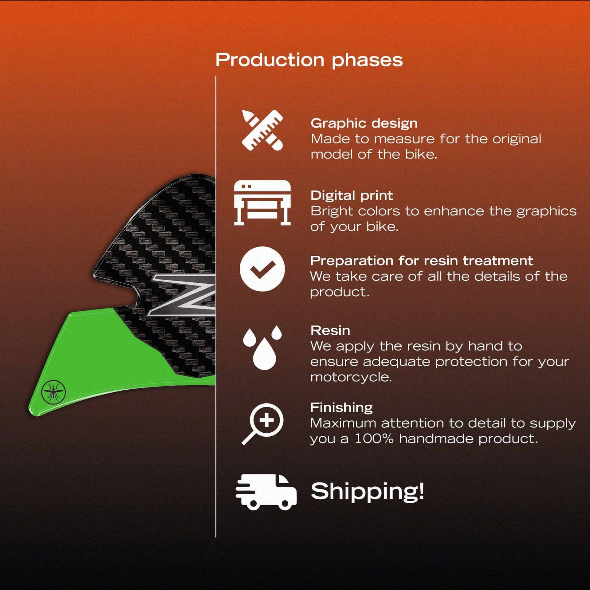 Protezioni Chiave Accensione Moto Adesivi 3D compatibili con Kawasaki Z1100 2026 - 11