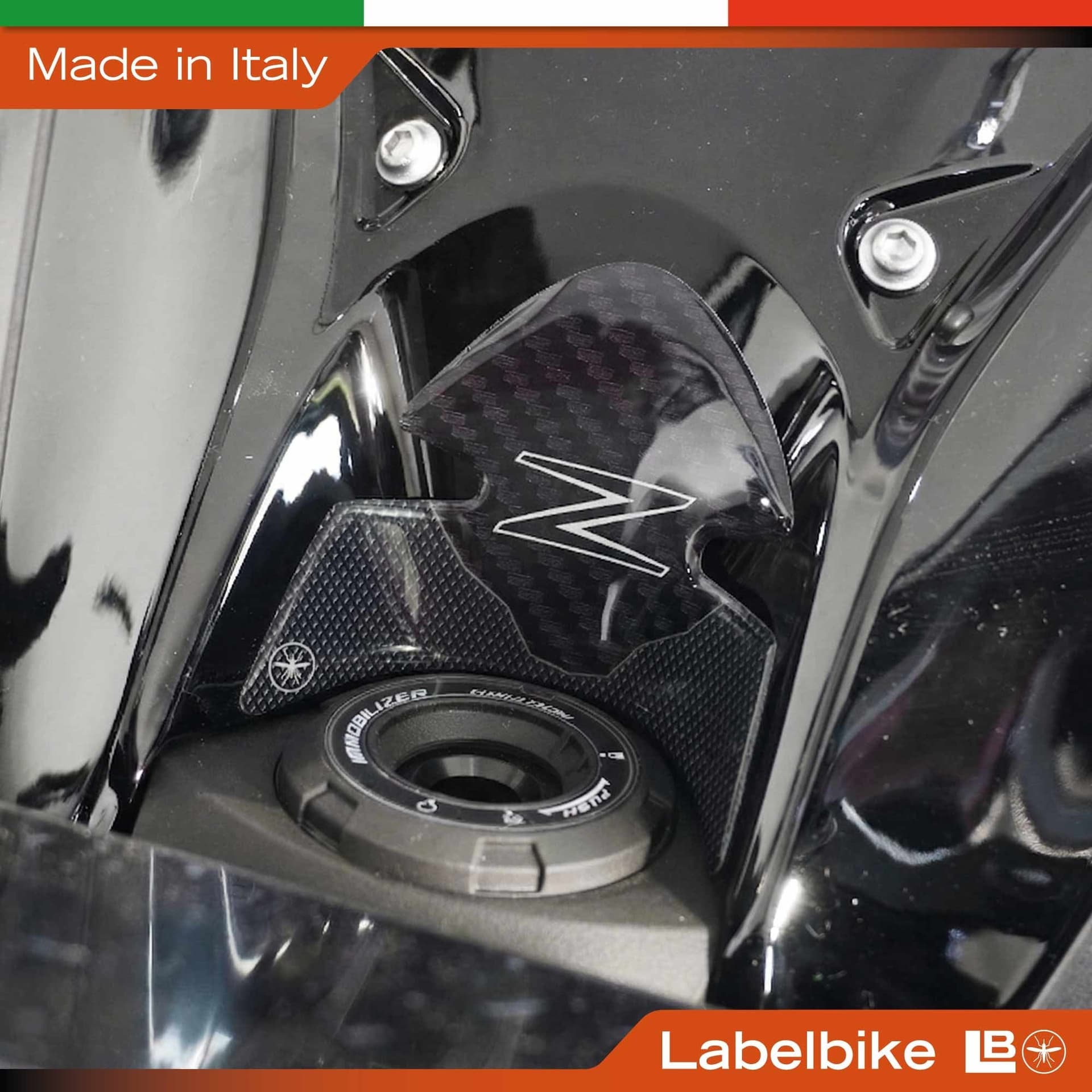 Protezioni Chiave Accensione Moto Adesivi 3D compatibili con Kawasaki Z1100 2026 - 3