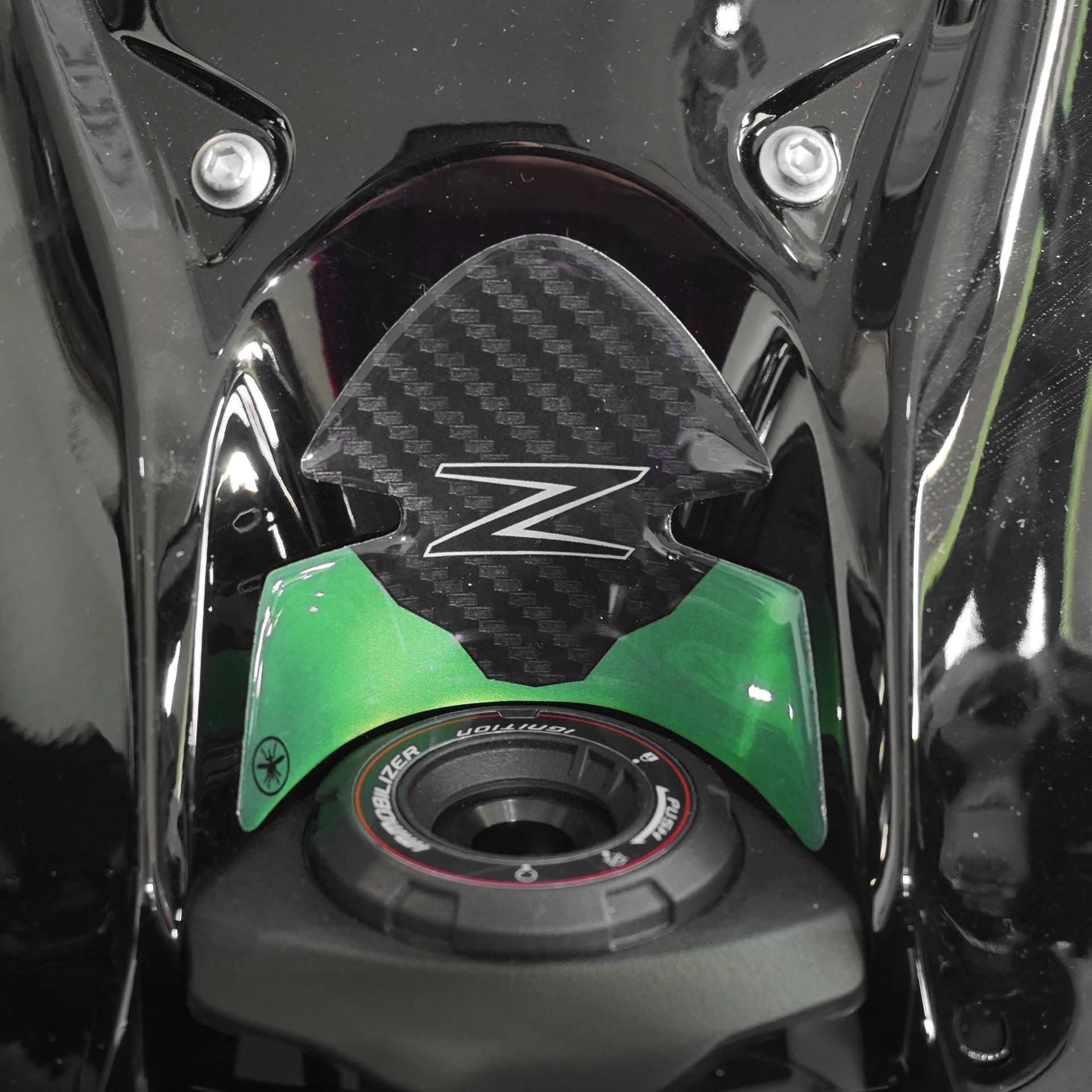 Protezioni Chiave Accensione Moto Adesivi 3D compatibili con Kawasaki Z1100 2026 - 7
