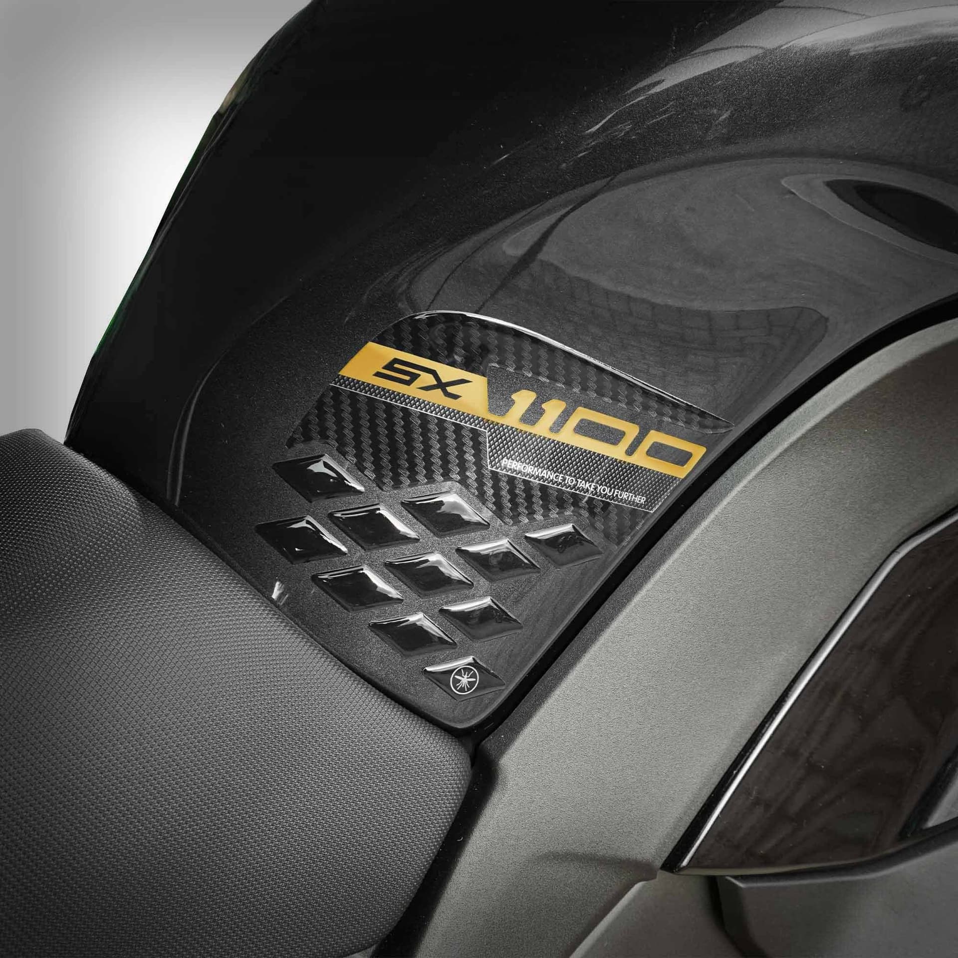 Protezioni Laterali Serbatoio Adesivi 3D compatibili con Kawasaki Ninja 1100SX - 7