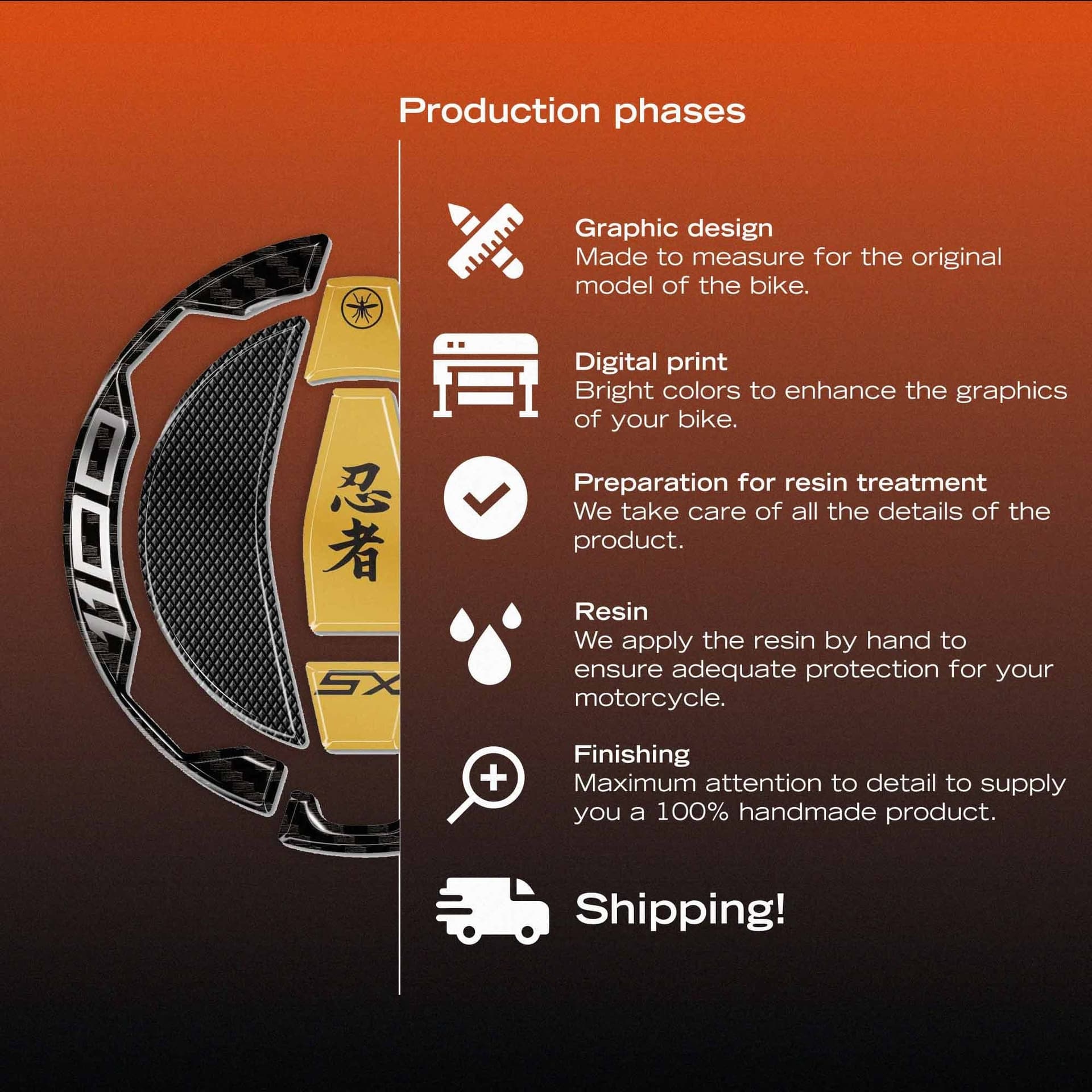 Adesivo Protezione Tappo Serbatoio moto compatibile con Kawasaki Ninja 1100SX - 9