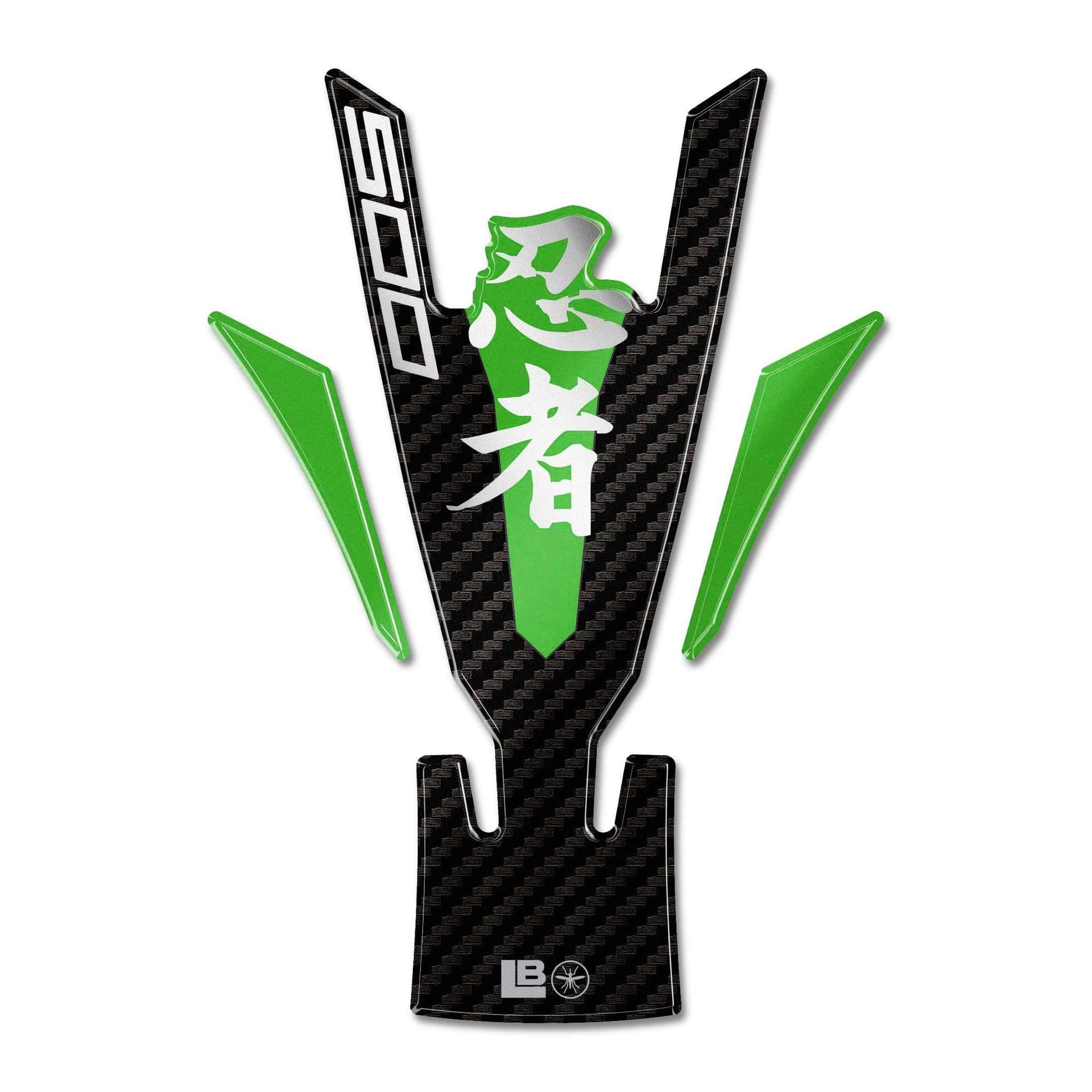 Paraserbatoio Adesivo Protezione moto compatibile con Kawasaki Ninja 500 2024-26 - 14