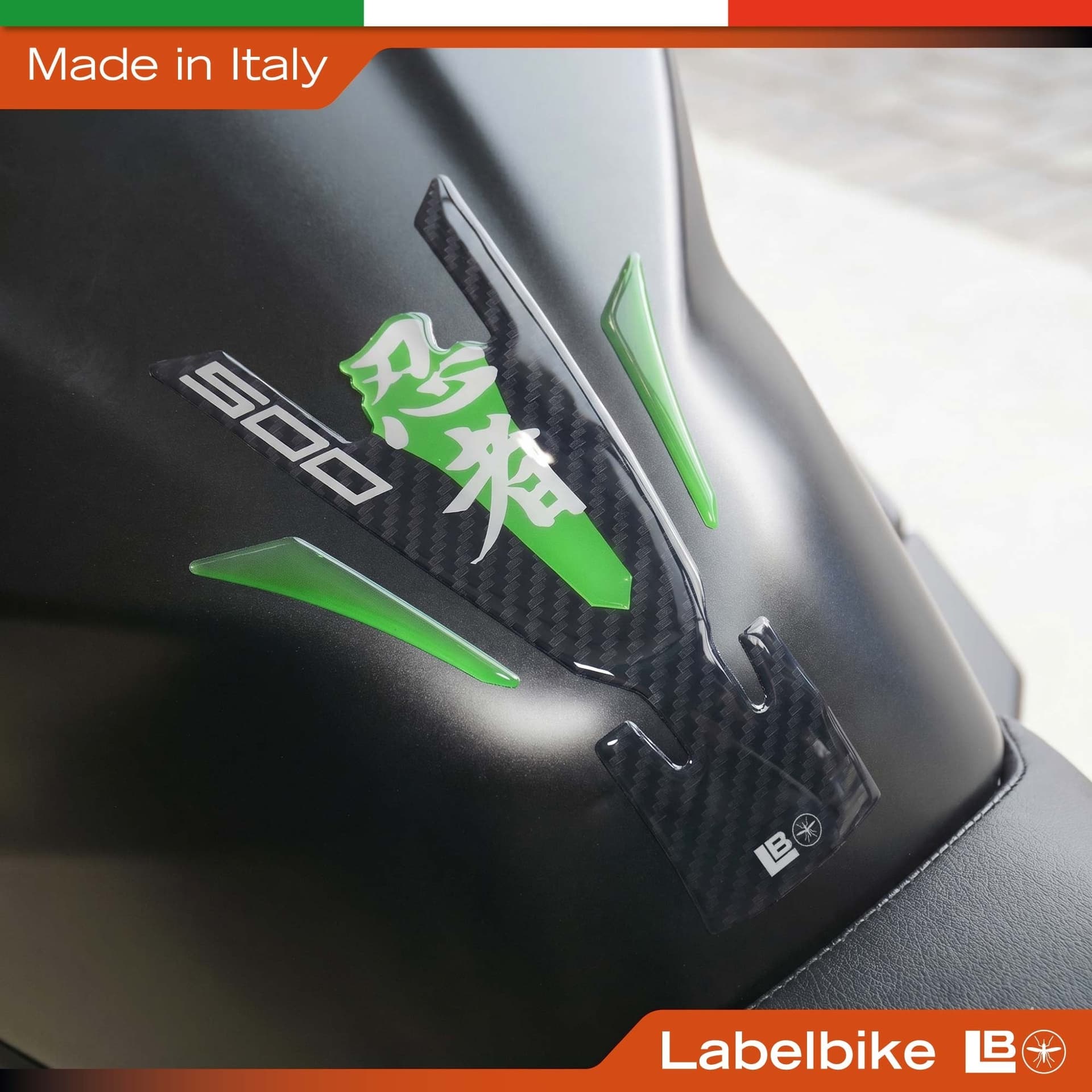 Paraserbatoio Adesivo Protezione moto compatibile con Kawasaki Ninja 500 2024-26 - 15
