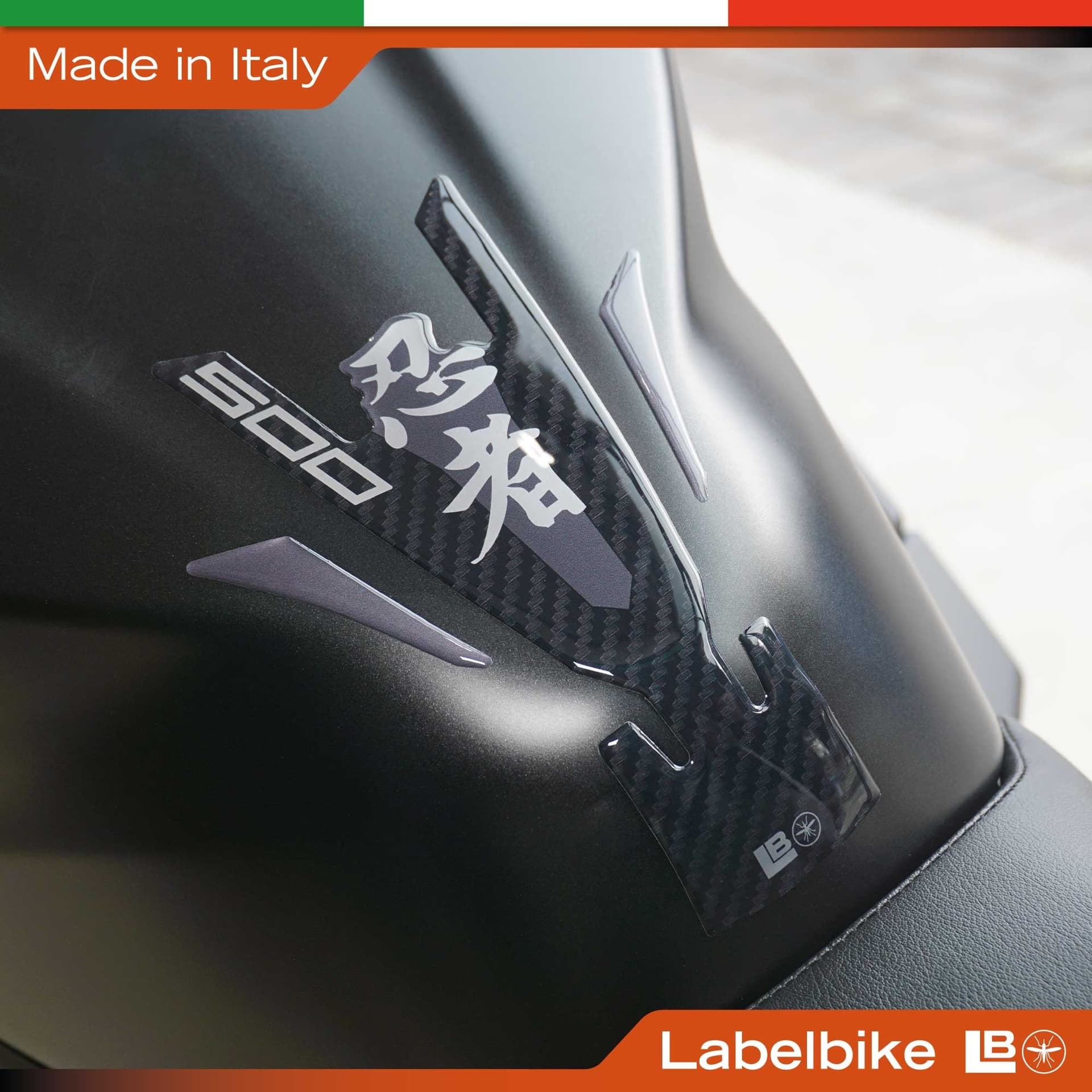 Paraserbatoio Adesivo Protezione moto compatibile con Kawasaki Ninja 500 2024-26 - 3
