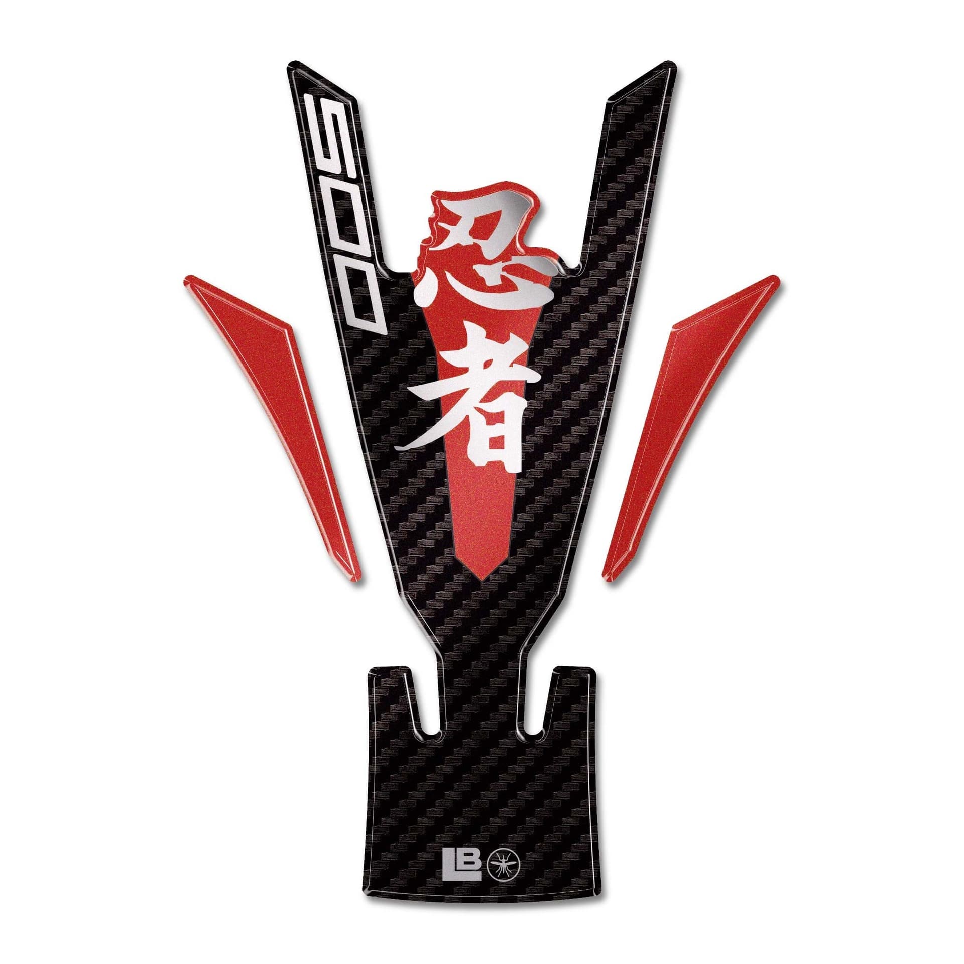 Paraserbatoio Adesivo Protezione moto compatibile con Kawasaki Ninja 500 2024-26 - 8
