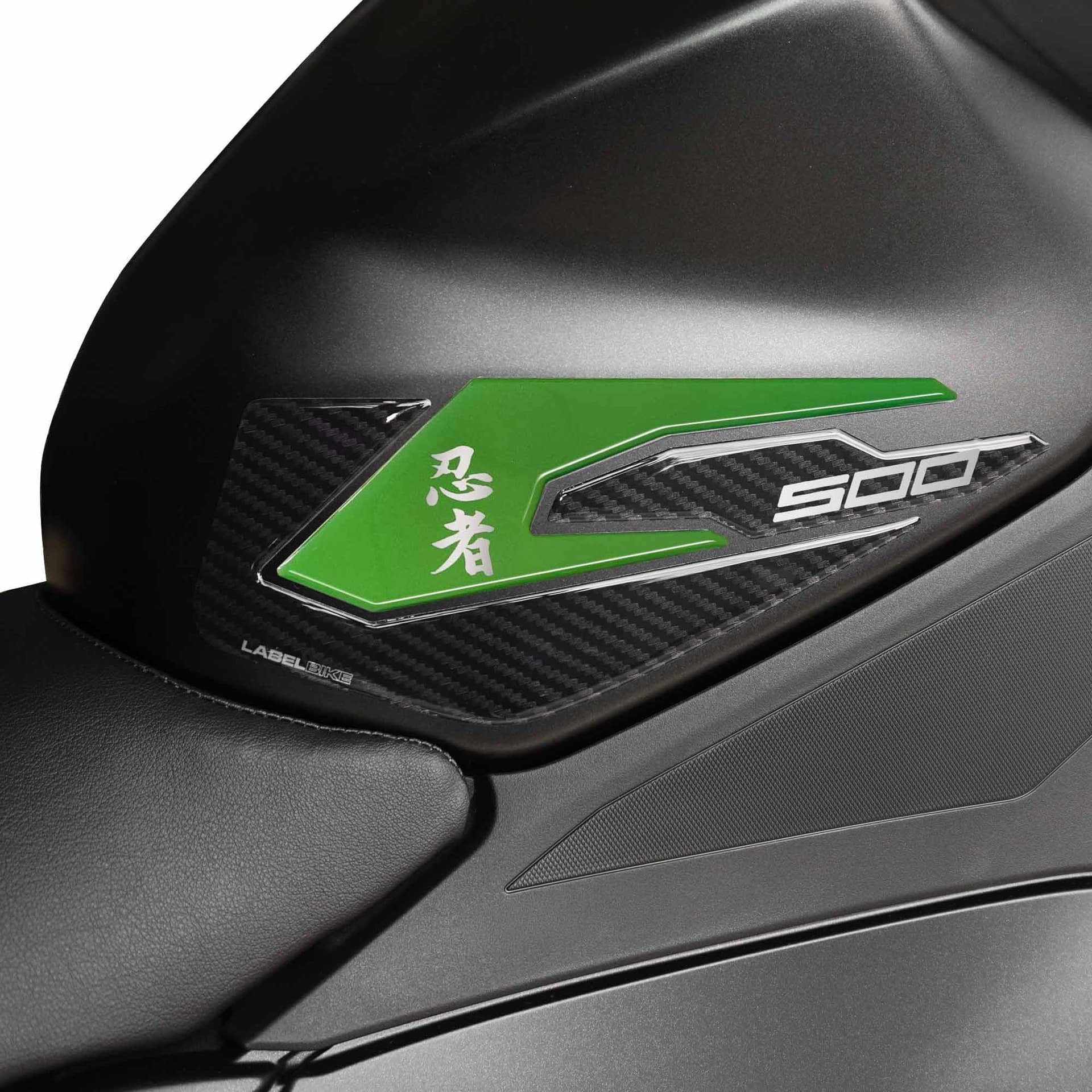 Protezioni Laterali Serbatoio Adesivi compatibili con Kawasaki Ninja 500 2024-26 - 20