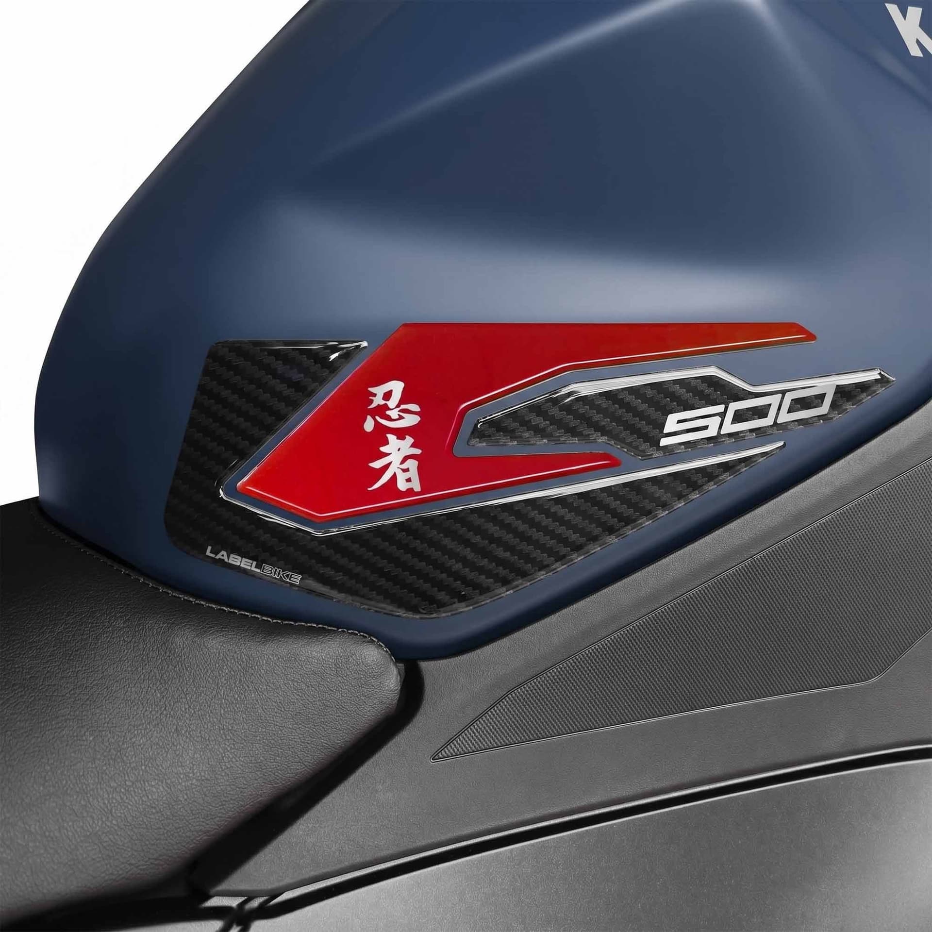 Protezioni Laterali Serbatoio Adesivi compatibili con Kawasaki Ninja 500 2024-26 - 7