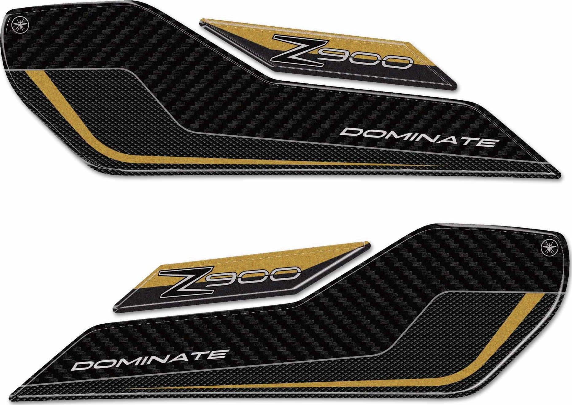 Protezioni Laterali Serbatoio moto Adesivi 3D compatibili con Kawasaki Z900 2026 - 2