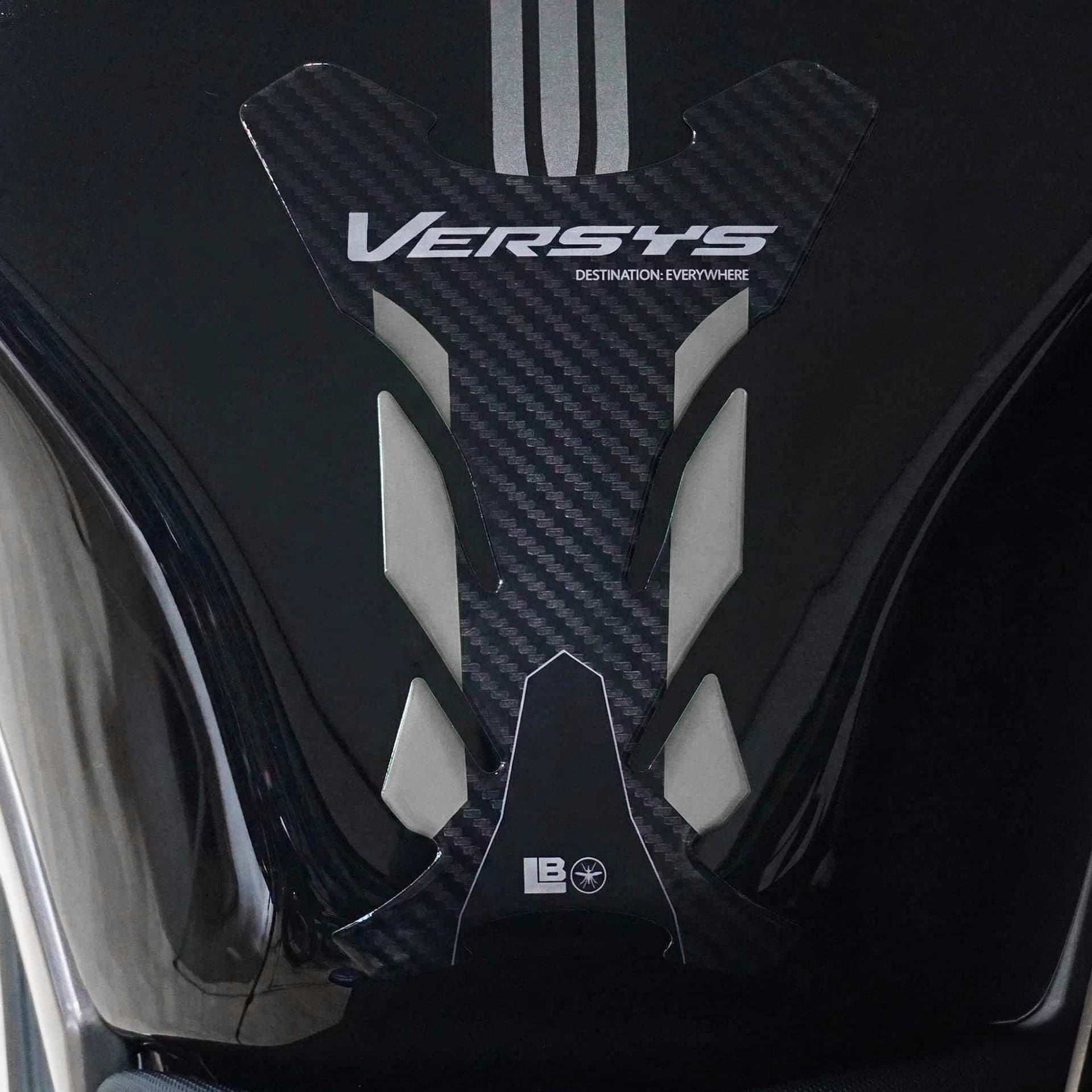 Adesivo 3D Paraserbatoio moto compatibile con Kawasaki Versys 650 2021-2026 - 34