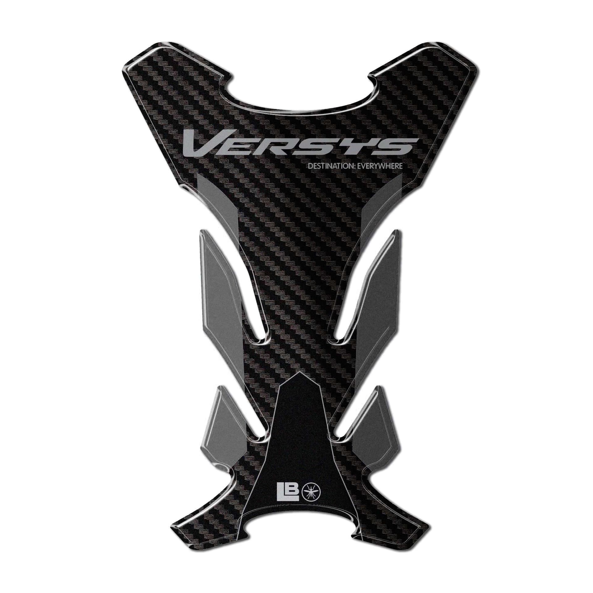Adesivo 3D Paraserbatoio moto compatibile con Kawasaki Versys 650 2021-2026 - 18