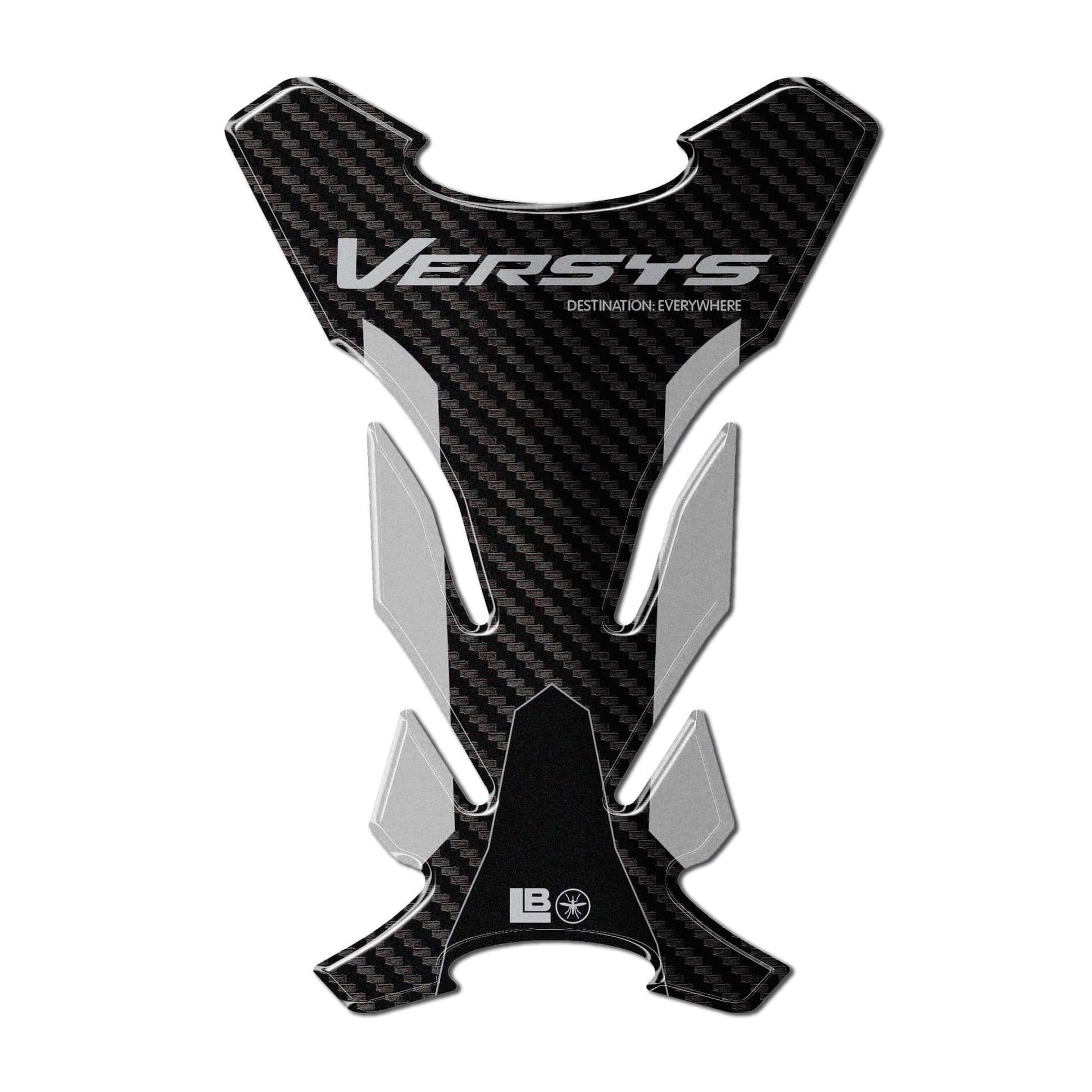 Adesivo 3D Paraserbatoio moto compatibile con Kawasaki Versys 650 2021-2026 - 8