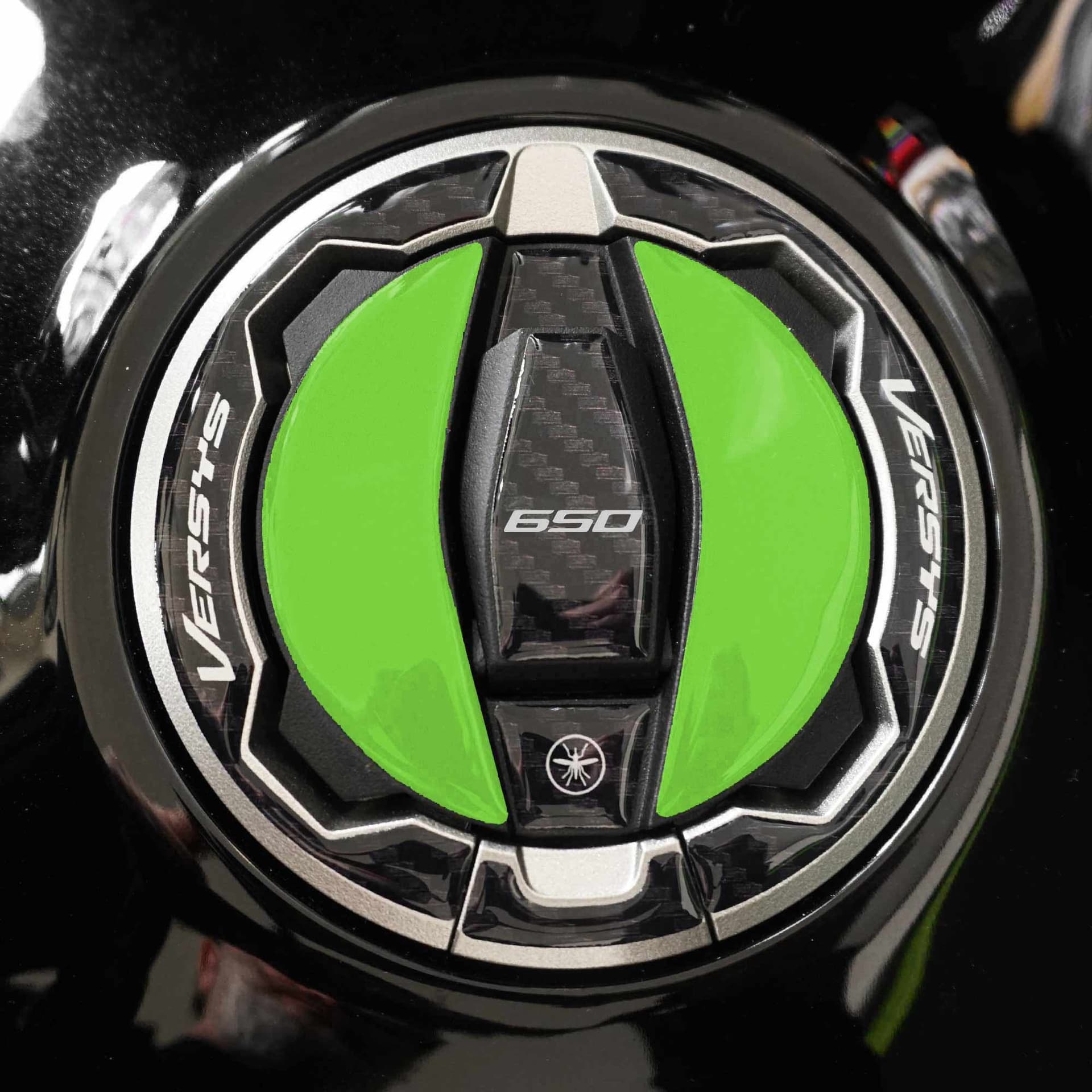 Adesivo 3D Tappo Serbatoio moto compatibile con Kawasaki Versys 650 2021-2026 - 36