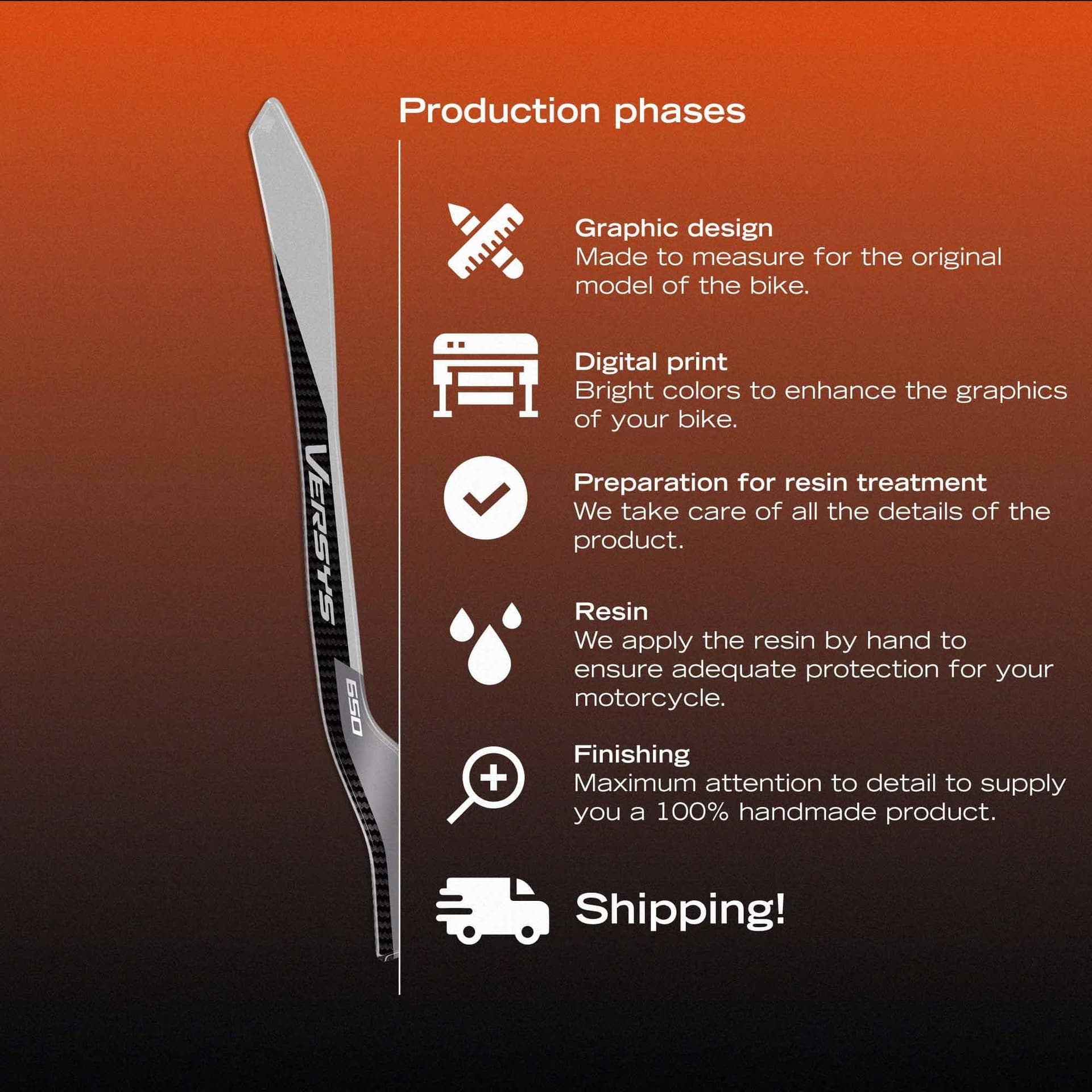 Protezioni Maniglie Adesivi 3D compatibili con Kawasaki Versys 650 2021-2026 - 9