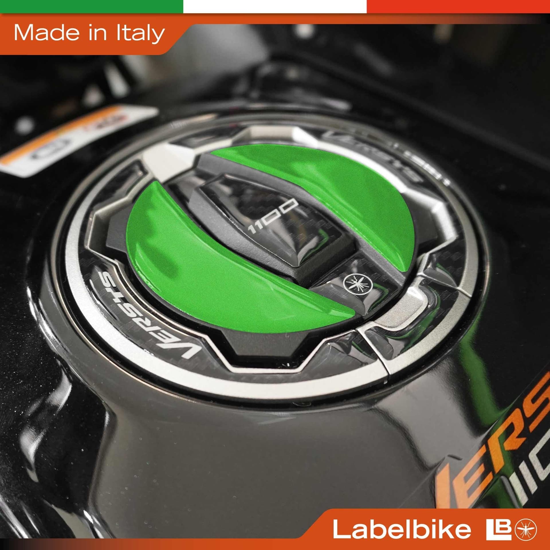 Adesivo 3D Tappo Serbatoio moto compatibile con Kawasaki Versys 1100 2025-2026 - 15