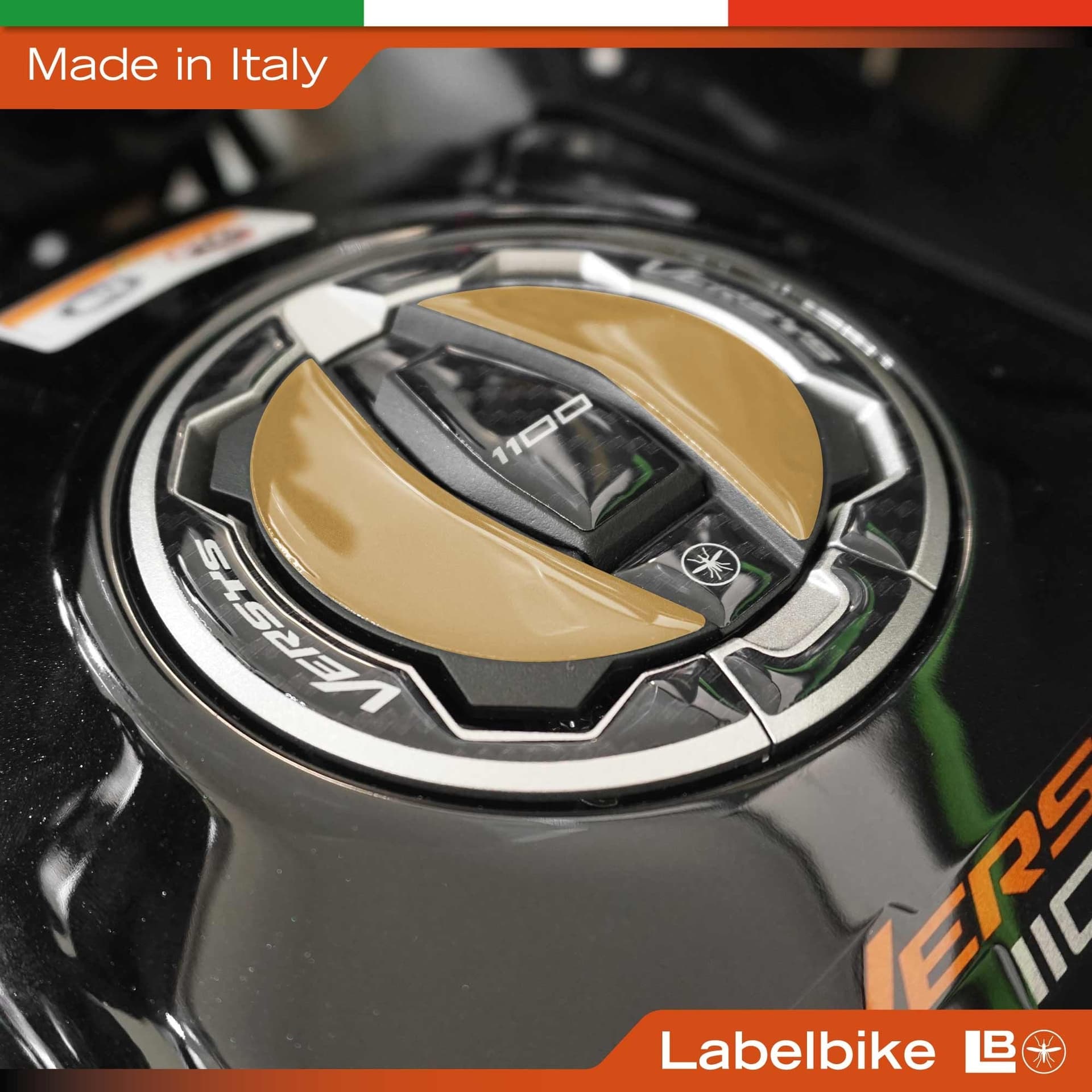 Adesivo 3D Tappo Serbatoio moto compatibile con Kawasaki Versys 1100 2025-2026 - 9
