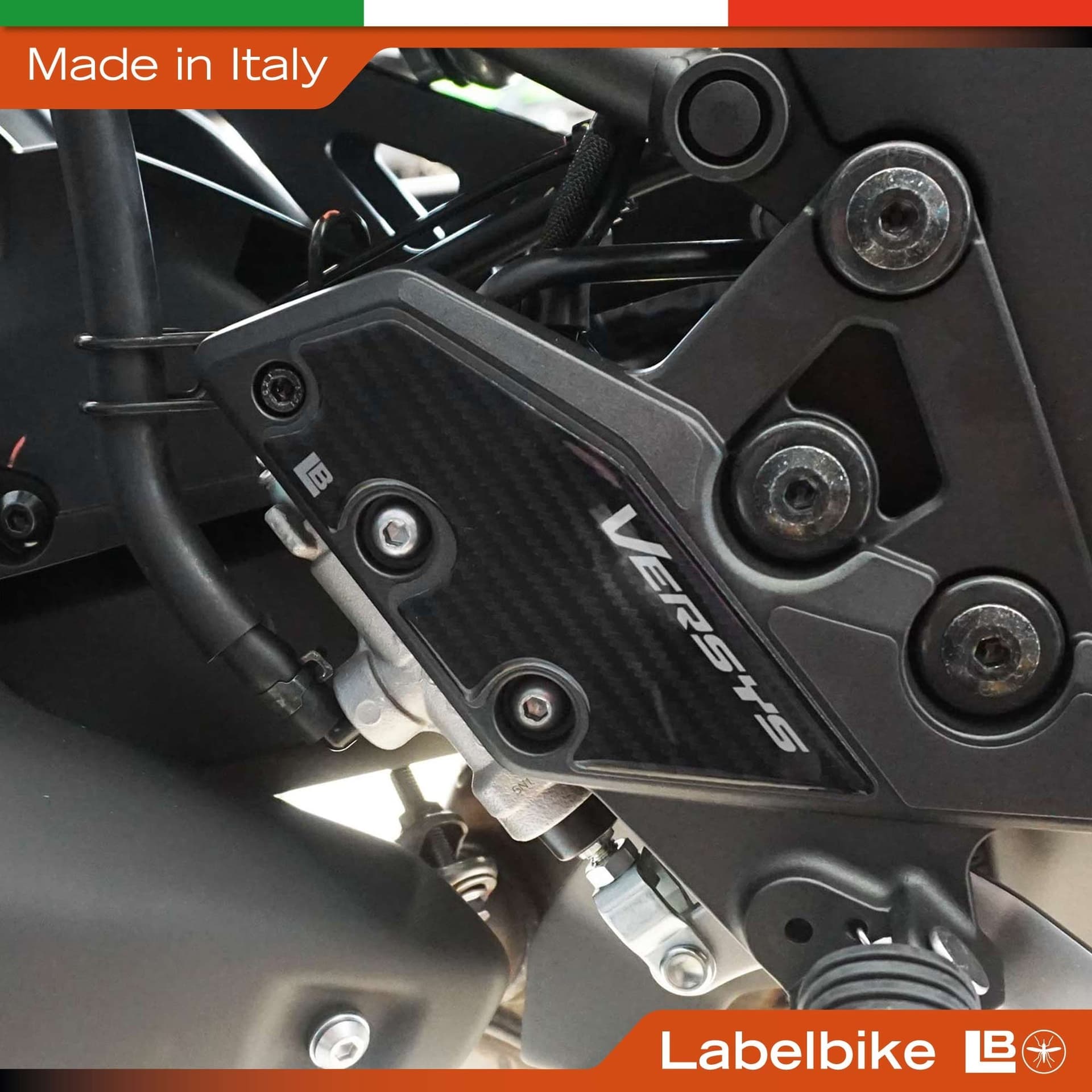 Protezioni Battitacco Adesivi 3D compatibili con Kawasaki Versys 1100 2025-2026 - 3