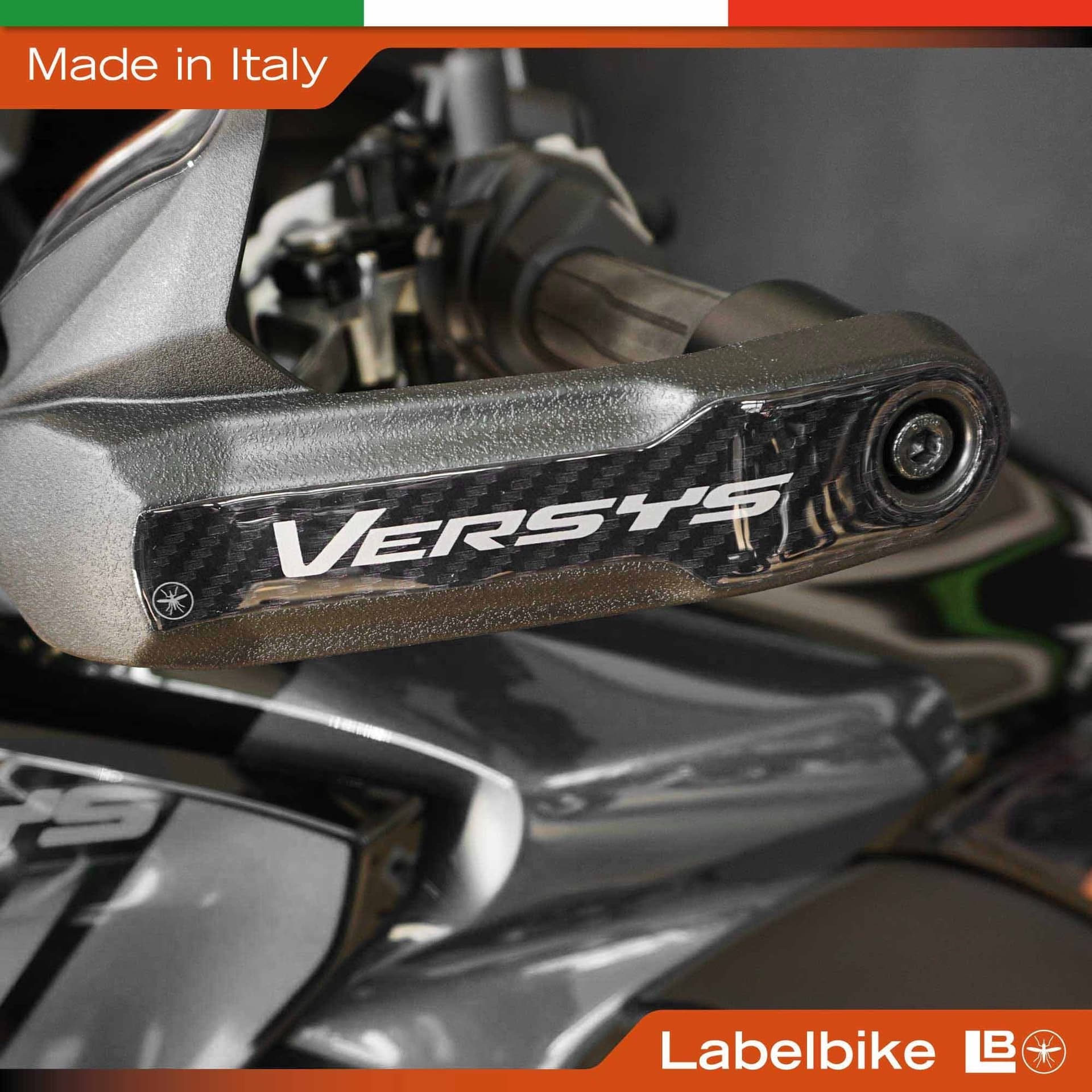 Adesivi 3D Protezioni Paramani moto compatibili con Kawasaki Versys 1100 2025-26 - 21