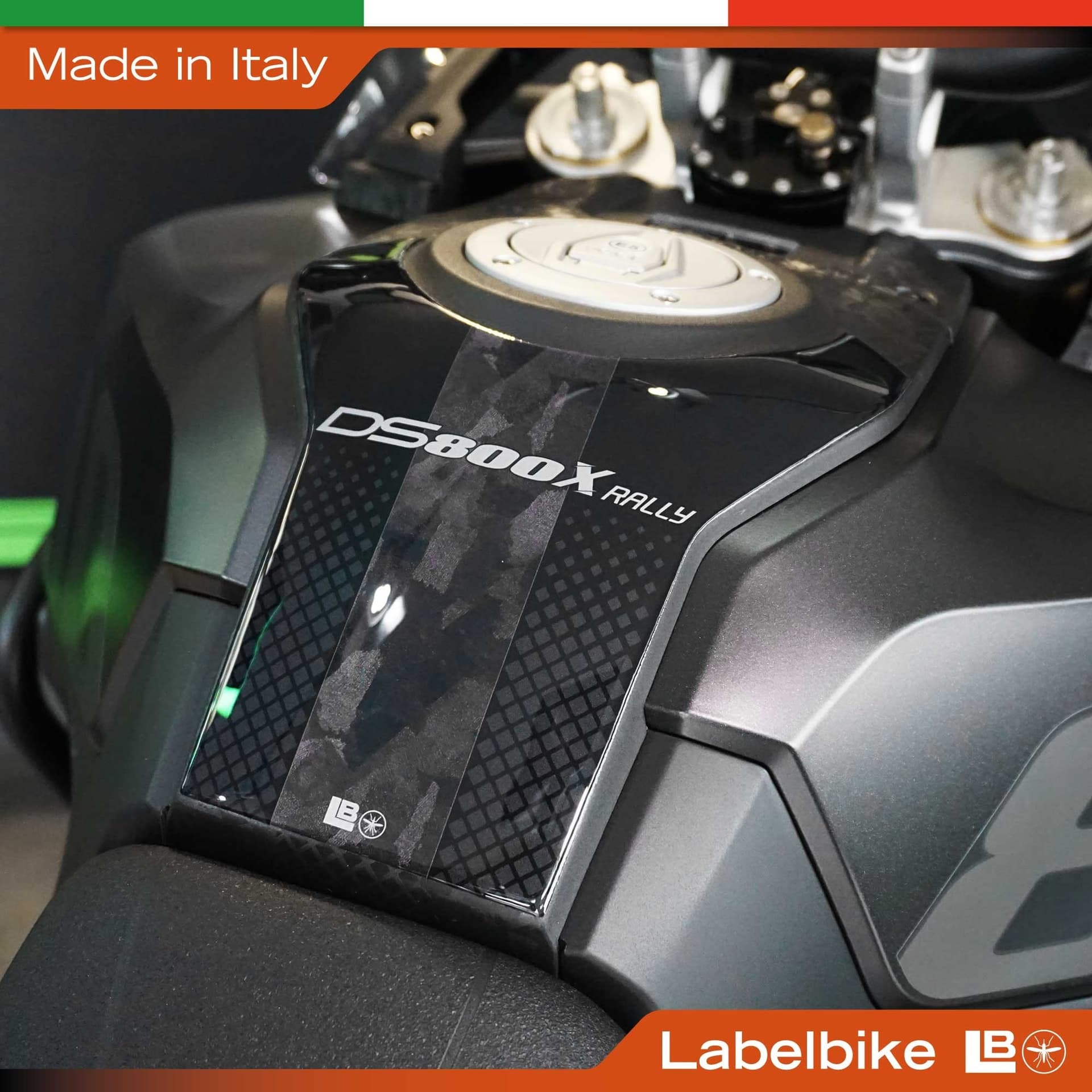 Protezione Serbatoio Adesivo 3D compatibile con Voge Valico 800DSX Rally 2026 - 3
