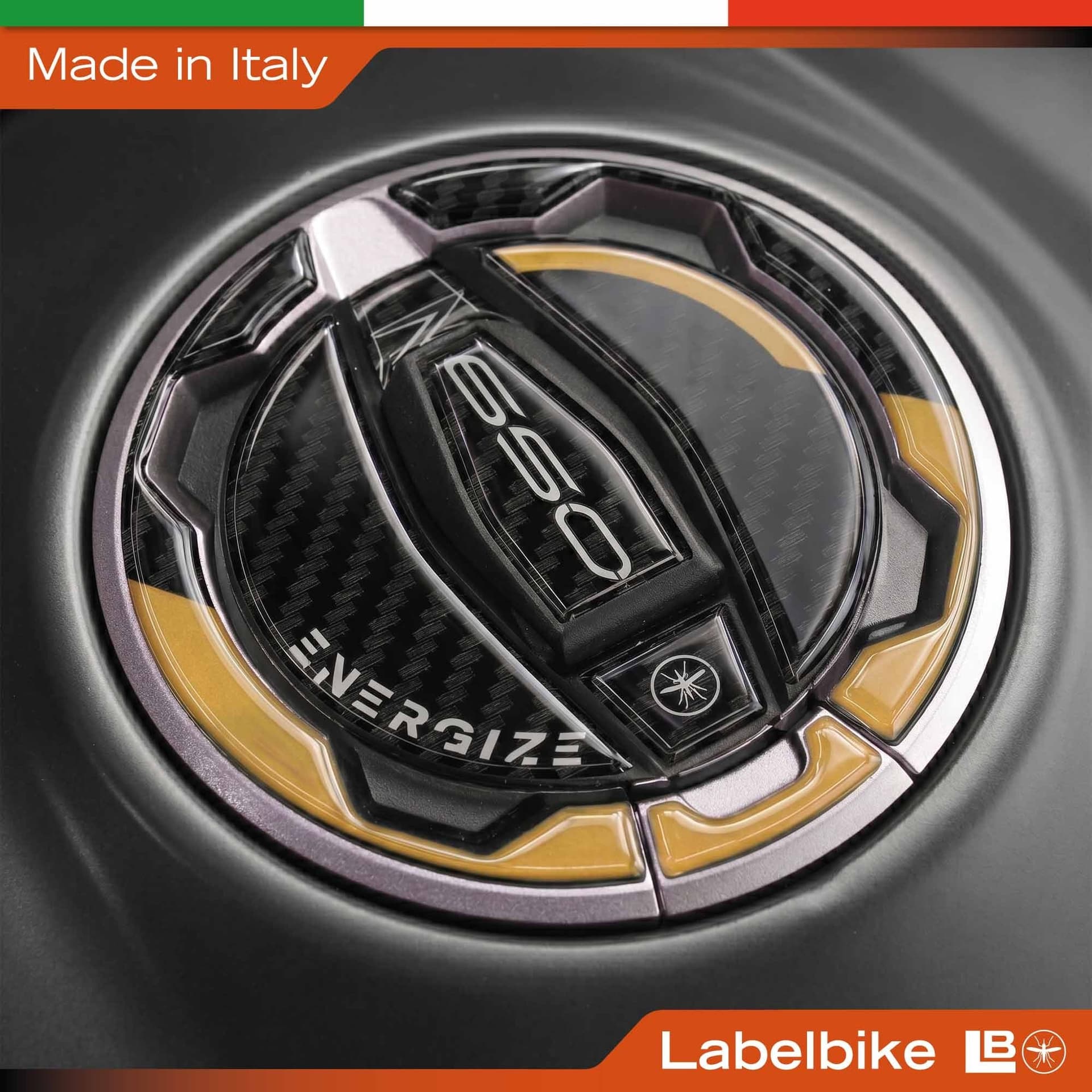 Adesivo Protezione Tappo Serbatoio moto compatibile con Kawasaki Z650 2025-2026 - 3