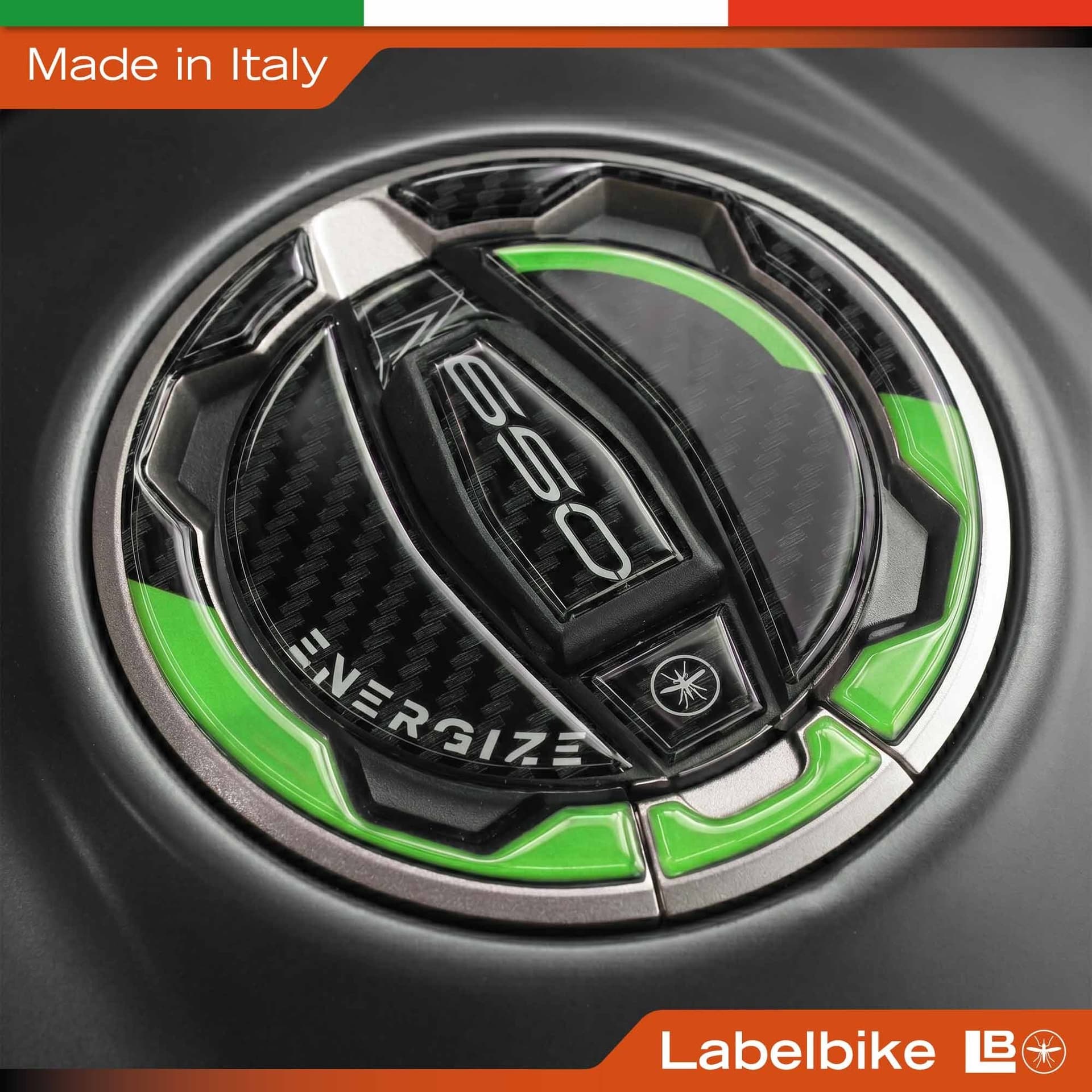 Adesivo Protezione Tappo Serbatoio moto compatibile con Kawasaki Z650 2025-2026 - 9