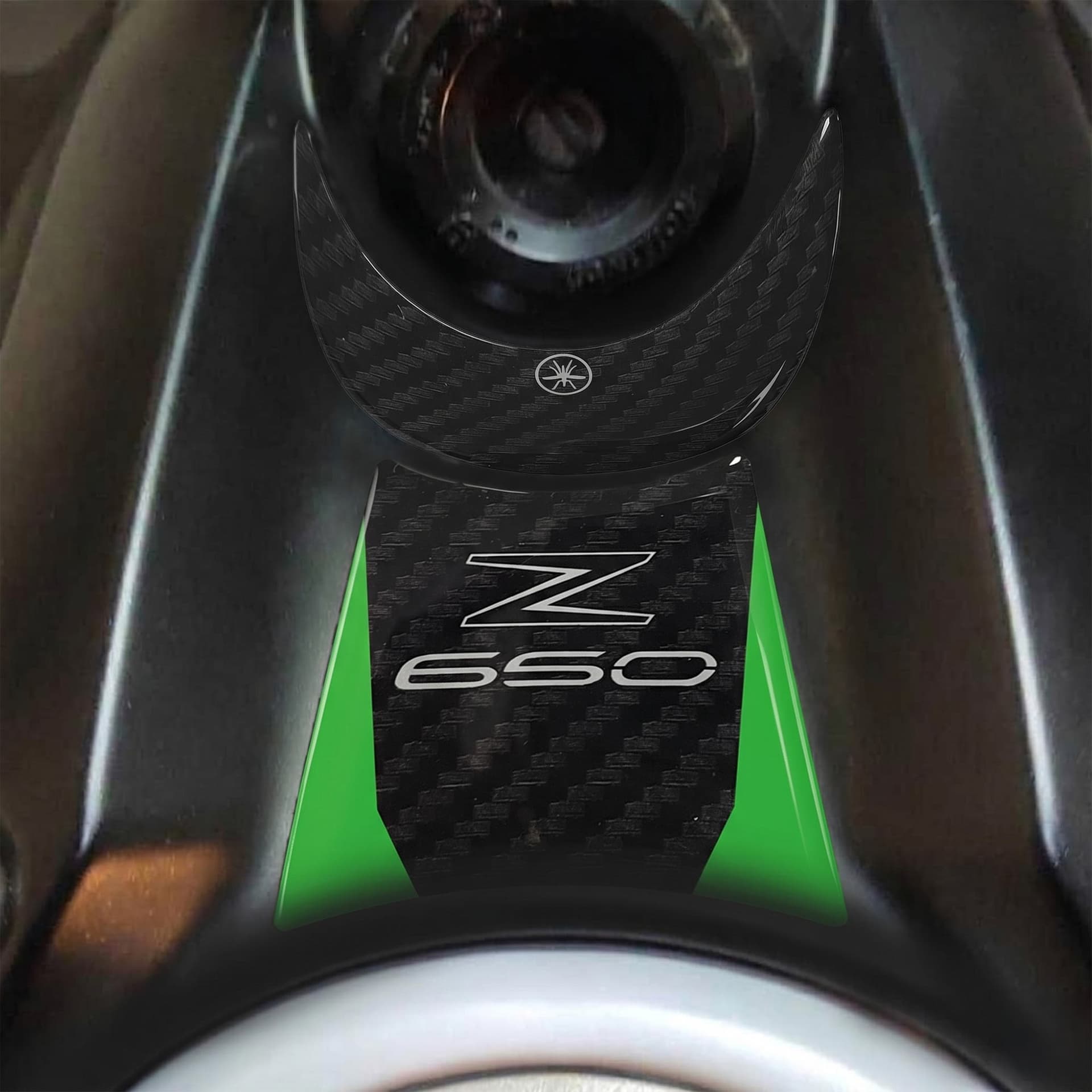 Protezione Chiave Accensione Moto Adesivi compatibili con Kawasaki Z650 2024-26 - 6