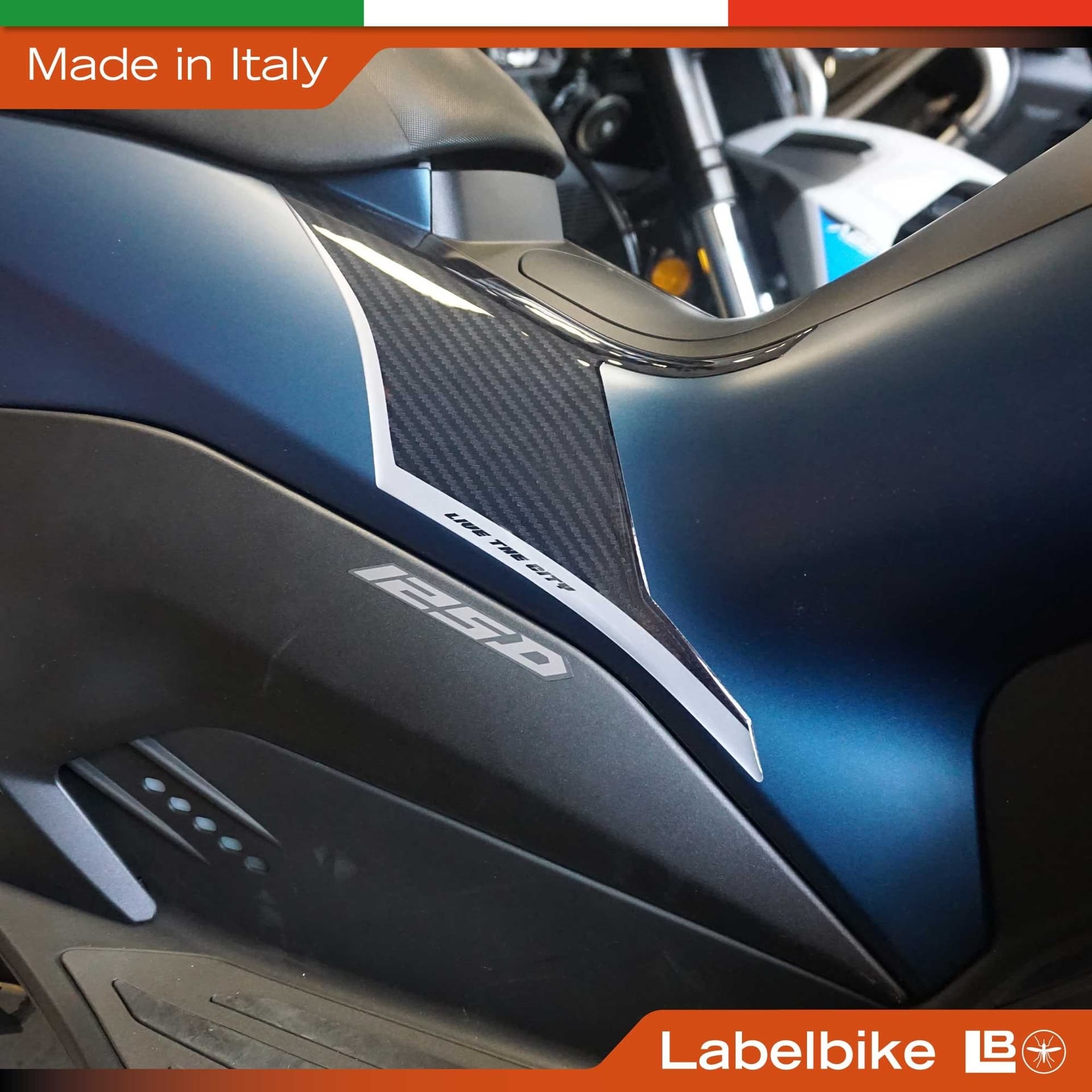 Adesivi Protezioni Laterali Pedana Scooter compatibili con Zontes 125D 2023-26 - 3
