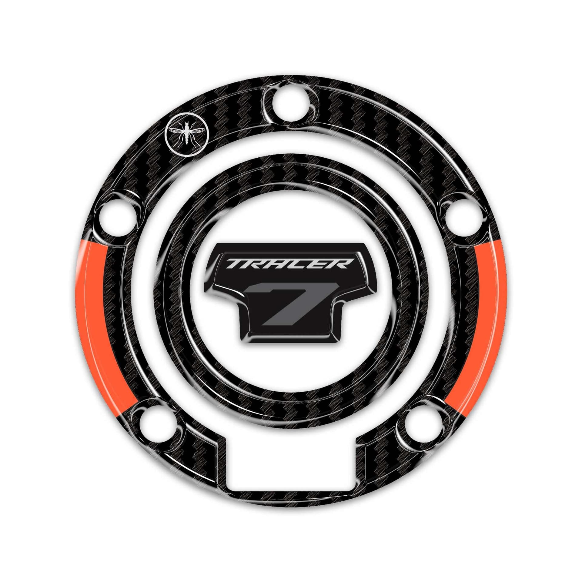 Adesivo 3D Tappo Serbatoio moto compatibile con Yamaha Tracer 7 2025-26 - 12