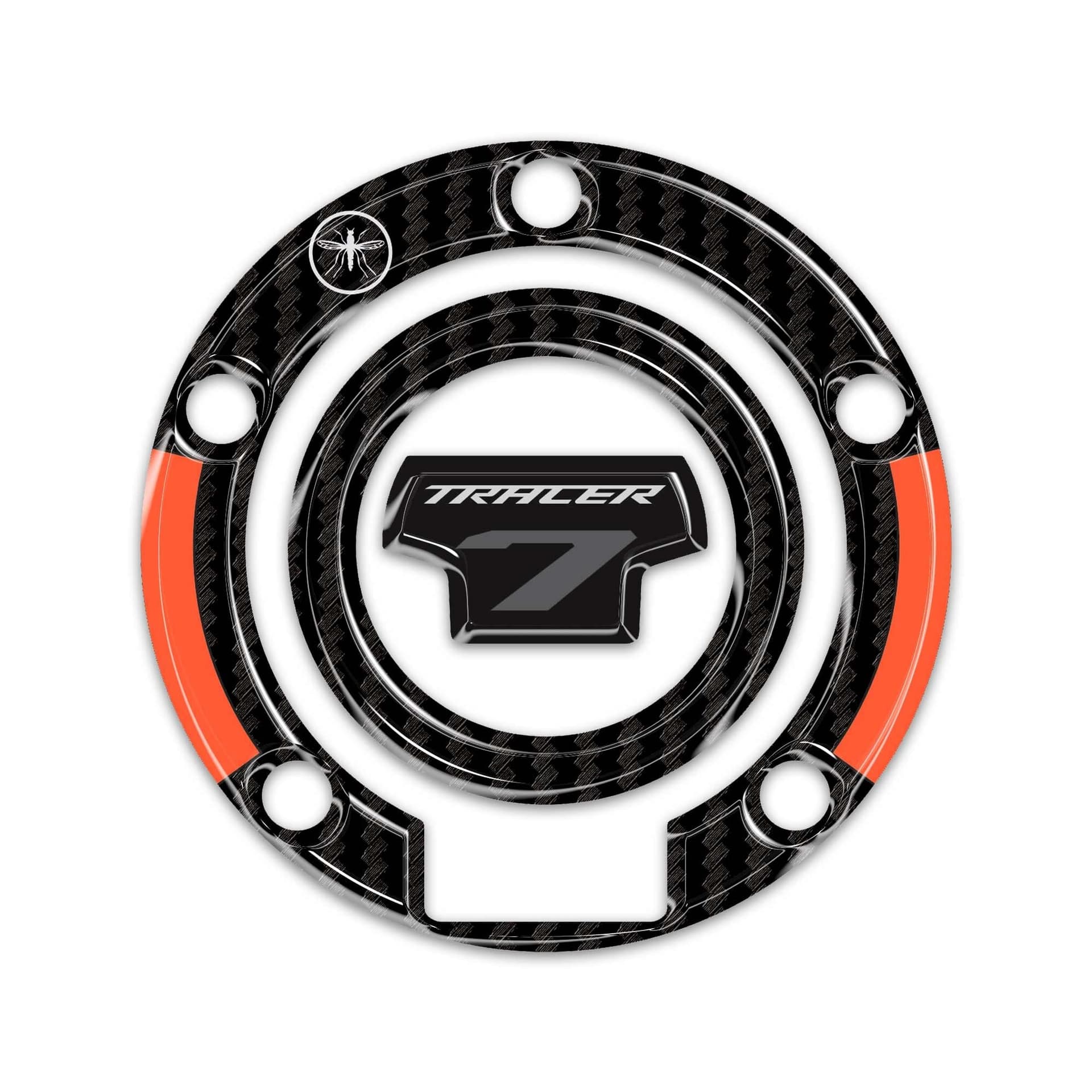 Adesivo 3D Tappo Serbatoio moto compatibile con Yamaha Tracer 7 2025-26 - 2