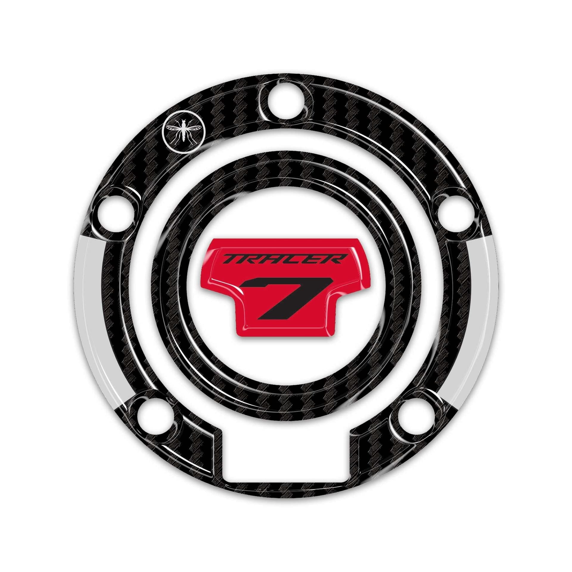 Adesivo 3D Tappo Serbatoio moto compatibile con Yamaha Tracer 7 2025-26 - 7