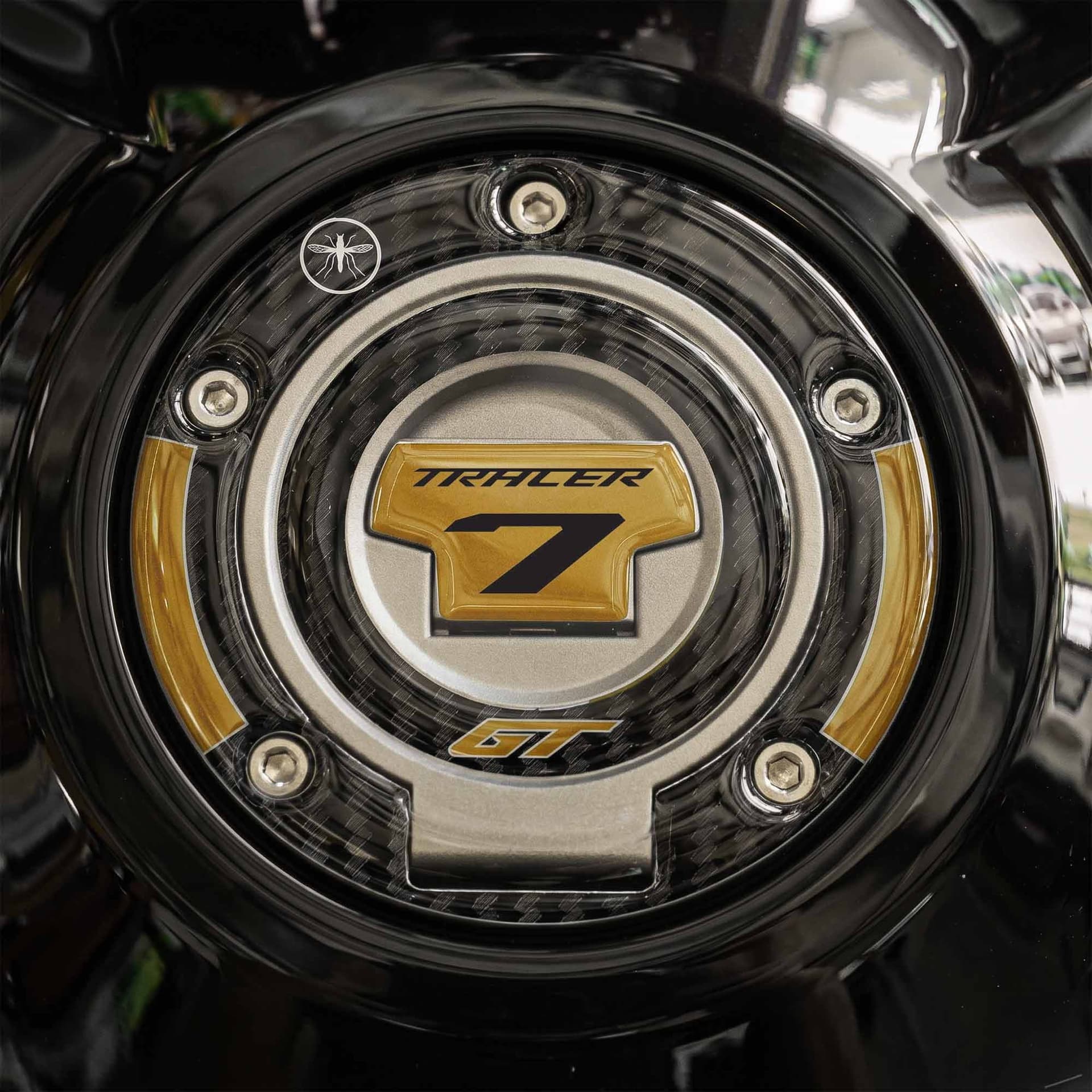 Adesivo 3D Tappo Serbatoio moto compatibile con Yamaha Tracer 7 GT 2025-26 - 11