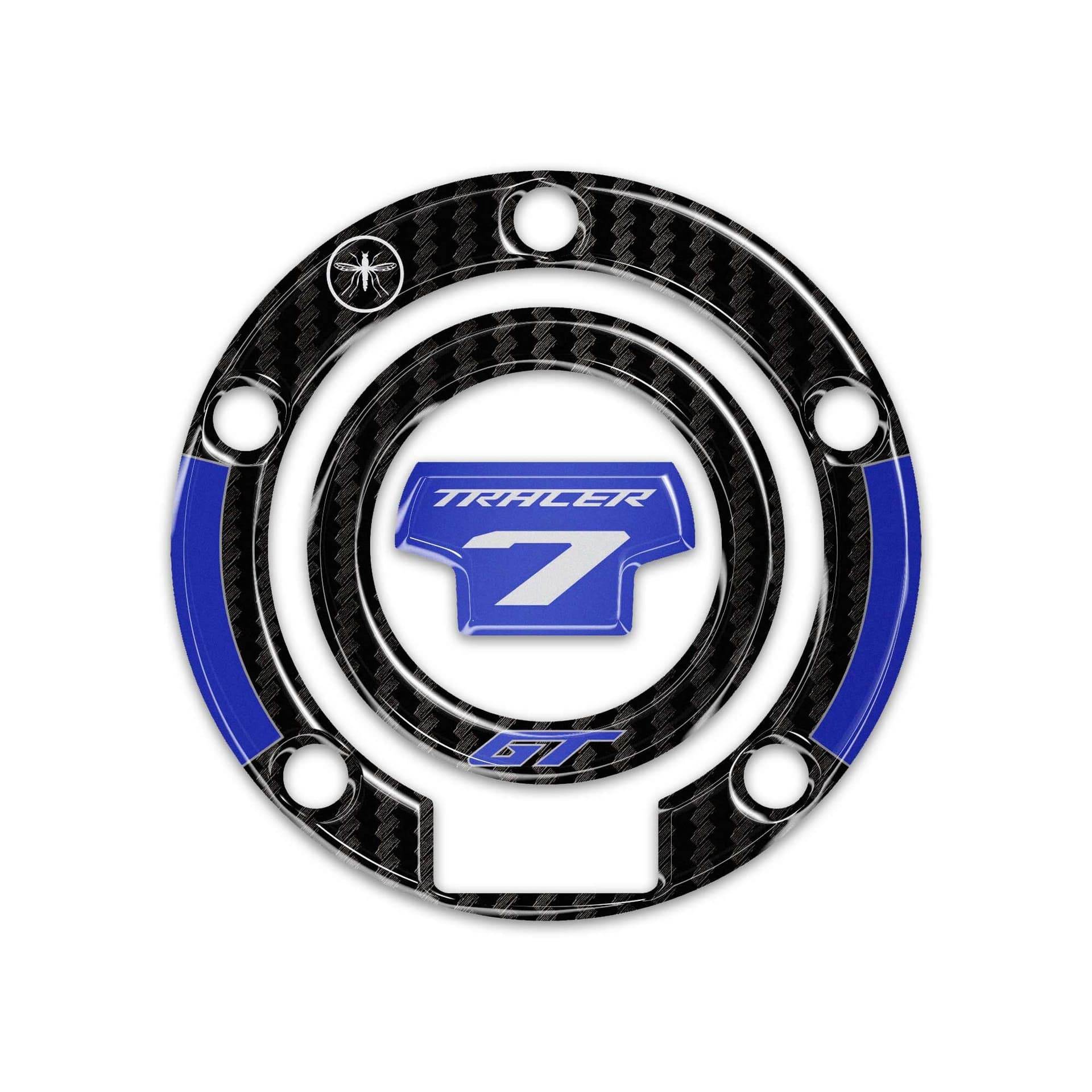 Adesivo 3D Tappo Serbatoio moto compatibile con Yamaha Tracer 7 GT 2025-26 - 12