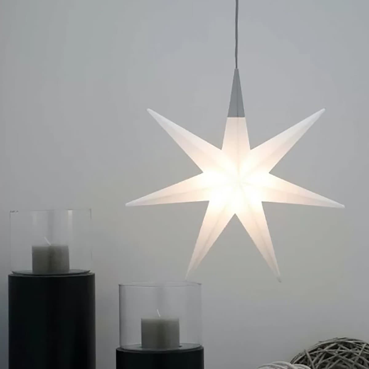 Lampadario stella 8 Seasons SHINING GLORY STAR 55 32048L LED IP44 polietilene - 2
