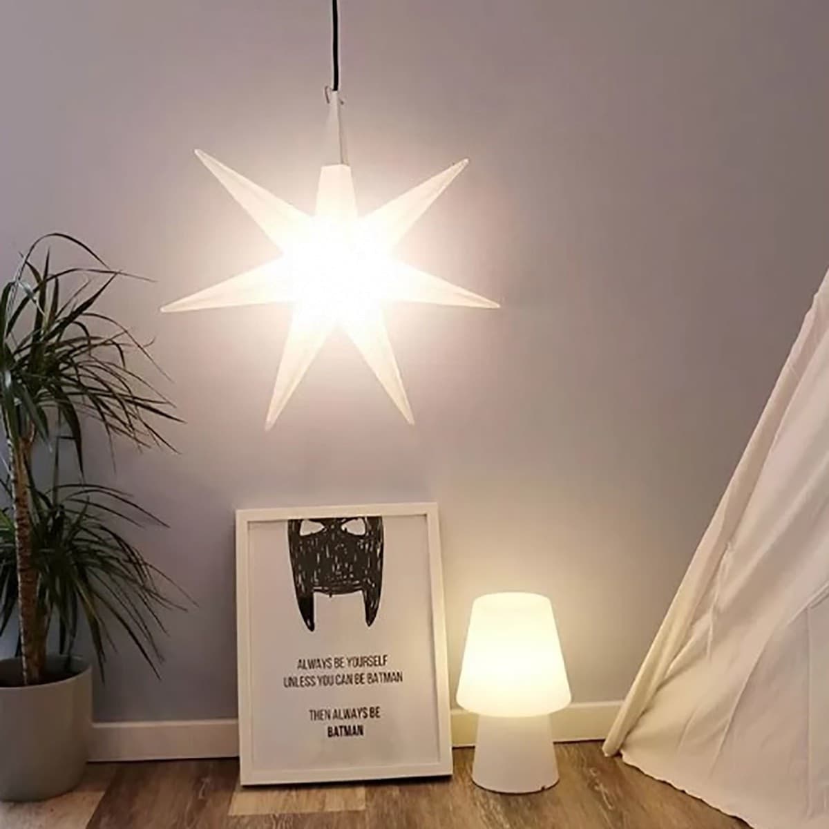 Lampadario stella 8 Seasons SHINING GLORY STAR 55 32048L LED IP44 polietilene - 3