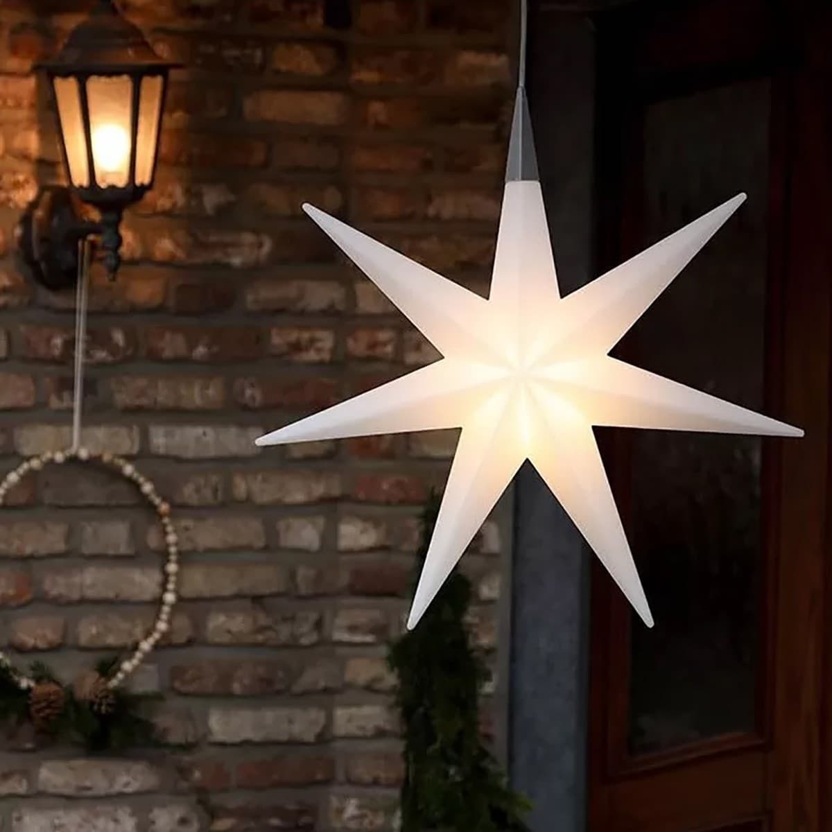 Lampadario stella 8 Seasons SHINING GLORY STAR 55 32048L LED IP44 polietilene - 4