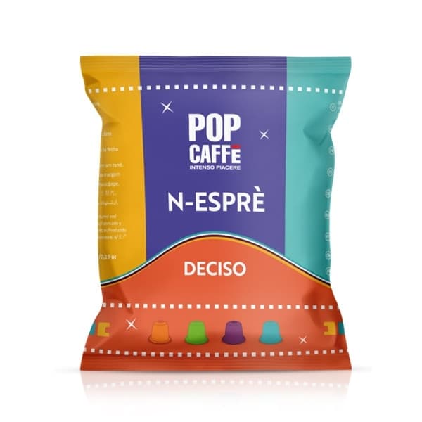 Pop Caffe' Capsule Nespresso Decisa 100pz - 2