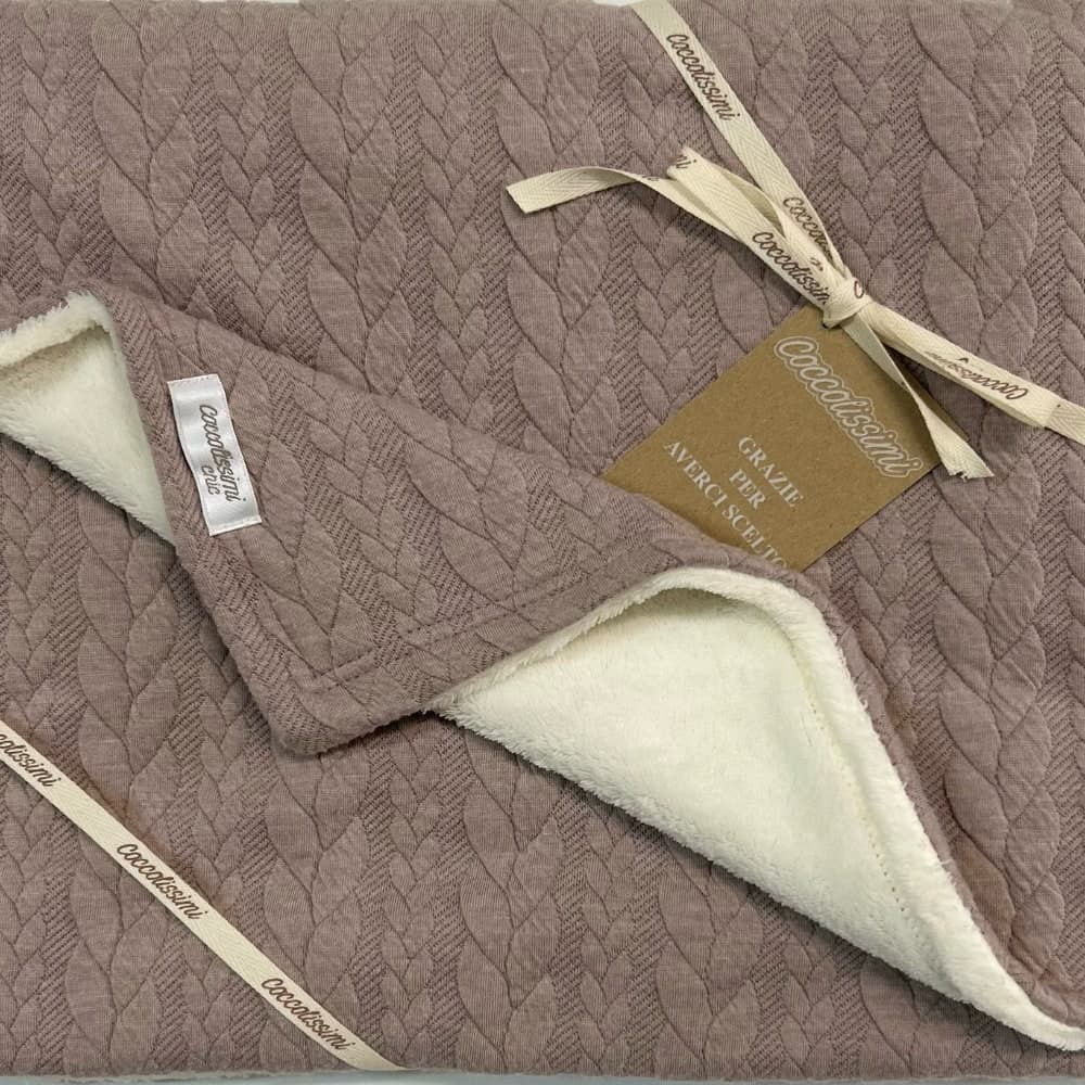 Coperta Treccia Serie Linear Coccolissimi – Cipolla
