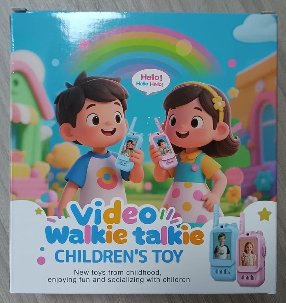 WALKIE TALKIE PER BAMBINI VIDEO CHAT CON SCHERMO RADIO GIOCATTOLO RICARICABILI CAMBIA VOCE - 2