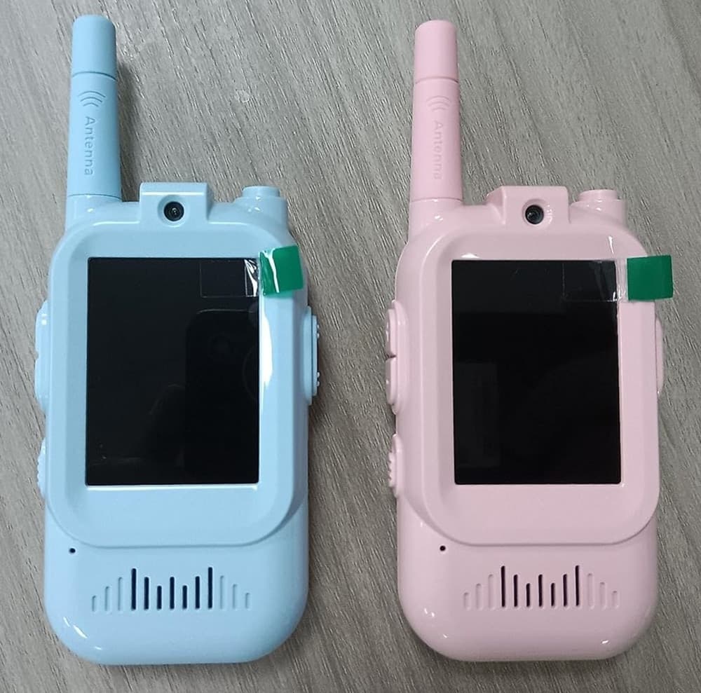 WALKIE TALKIE PER BAMBINI VIDEO CHAT CON SCHERMO RADIO GIOCATTOLO RICARICABILI CAMBIA VOCE - 3