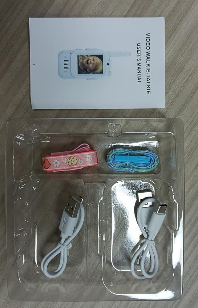 WALKIE TALKIE PER BAMBINI VIDEO CHAT CON SCHERMO RADIO GIOCATTOLO RICARICABILI CAMBIA VOCE - 7