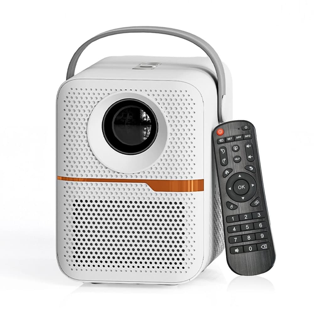 PROIETTORE LED MULTIMEDIALE PORTATILE PER HOME THEATRE Q-HD663 4K ULTRA HD TELECOMANDO